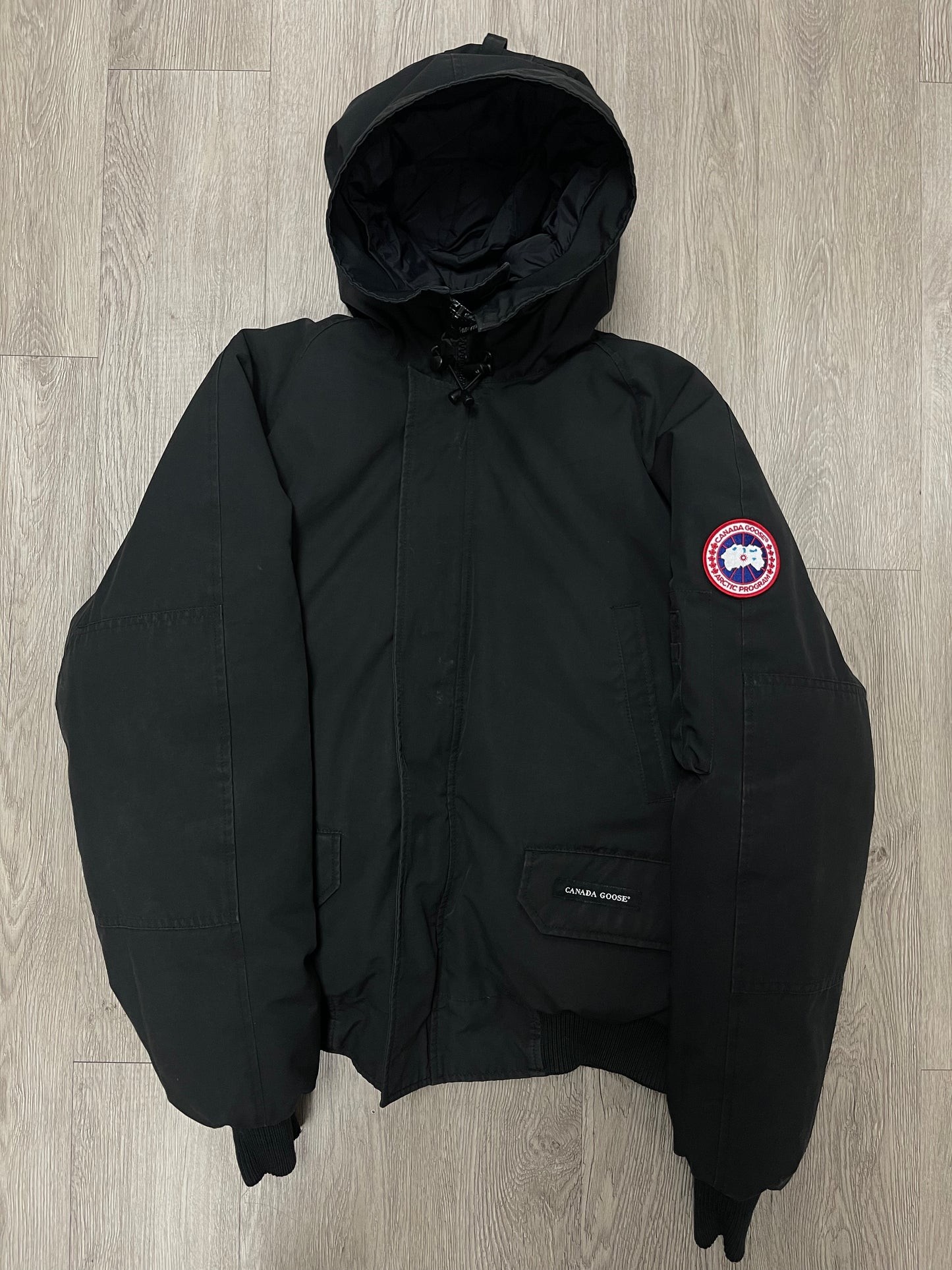 Canada Goose Puffer Fur Black Jacket