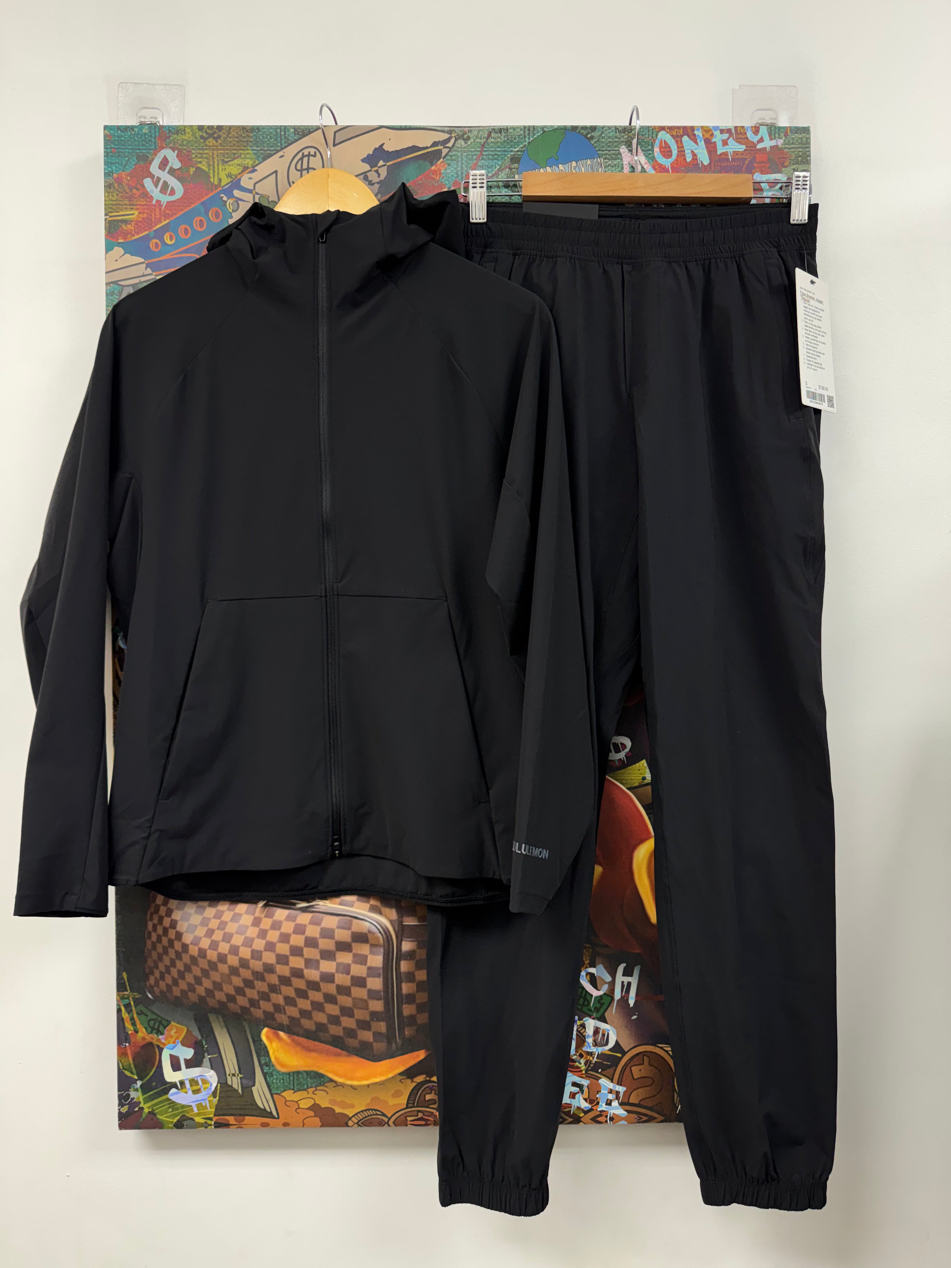 Lululemon Black Pacebreaker Track Suit