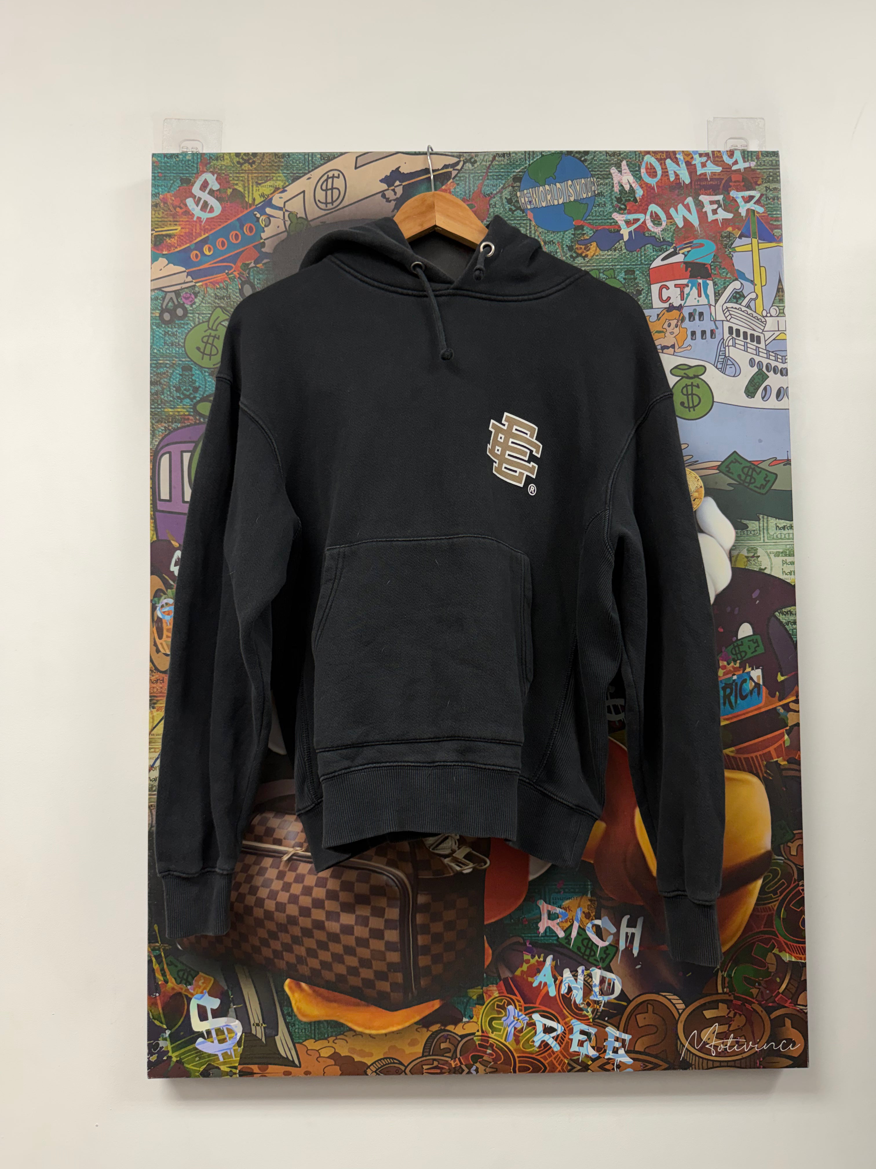 Eric Emanuel Navy Brown Hoodie