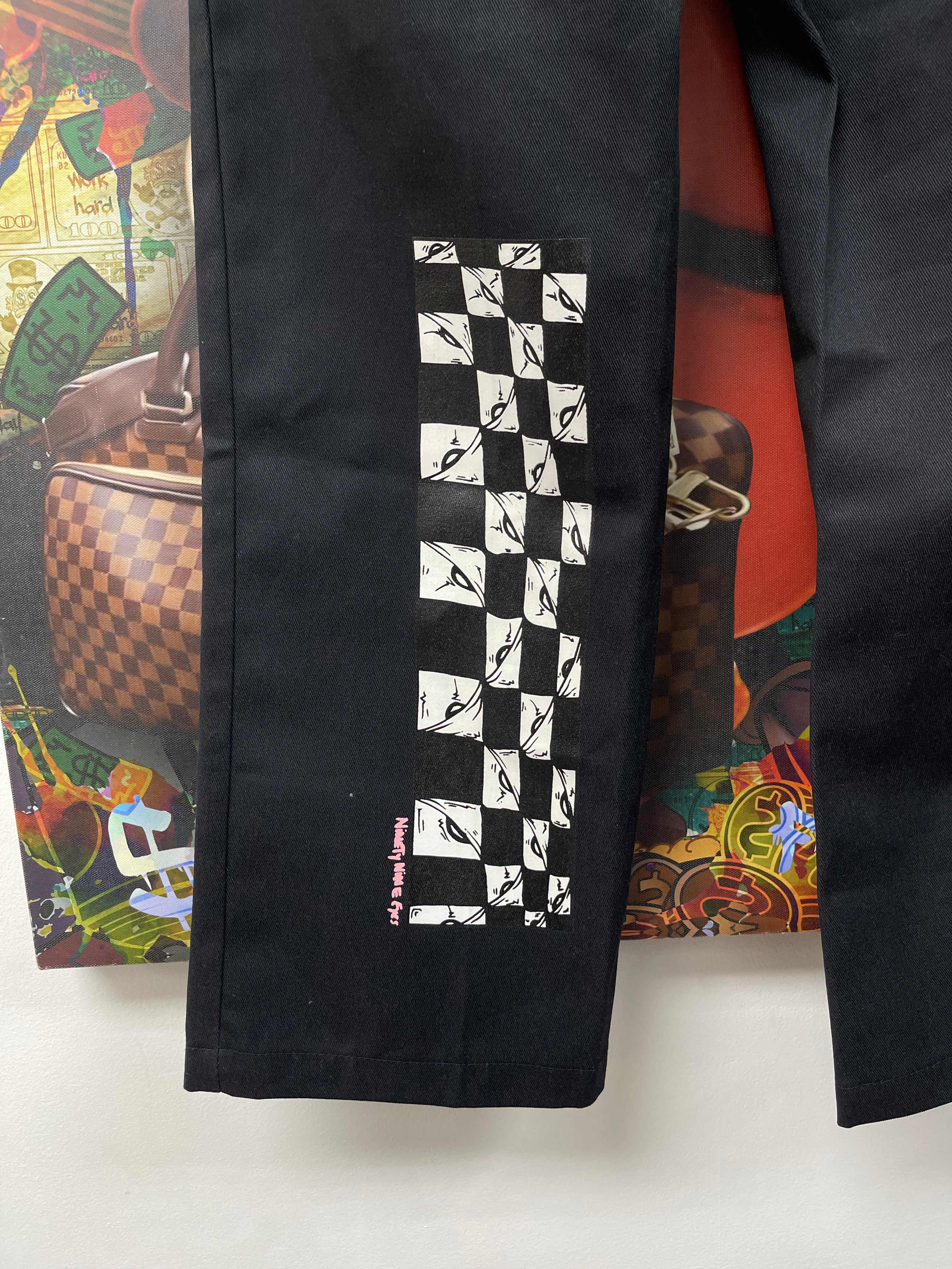 Matty Boy Ninety Nine Eyes Black Dickies Work Pants