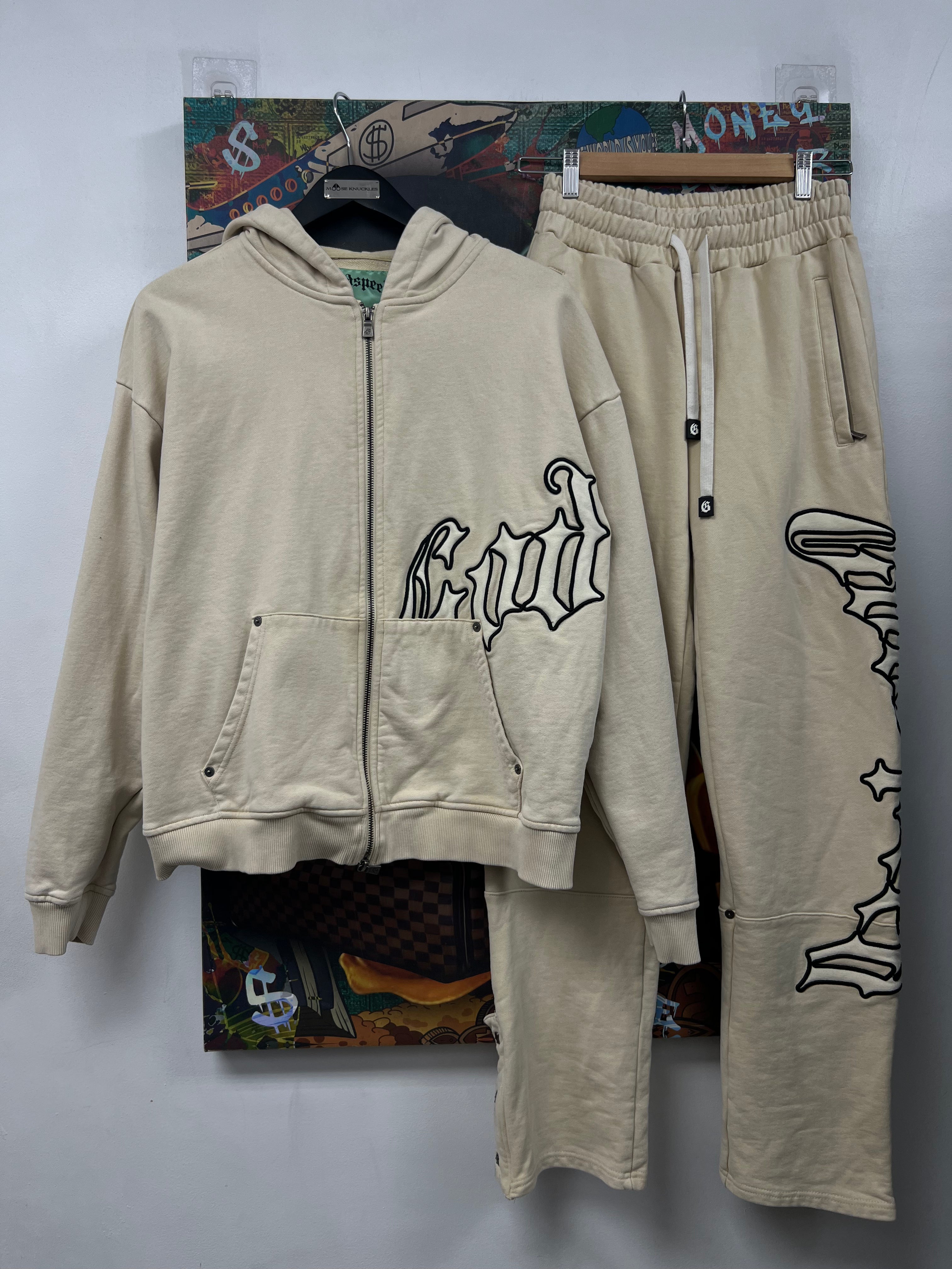 Godspeed Cream Cream Logo Sweatsuit