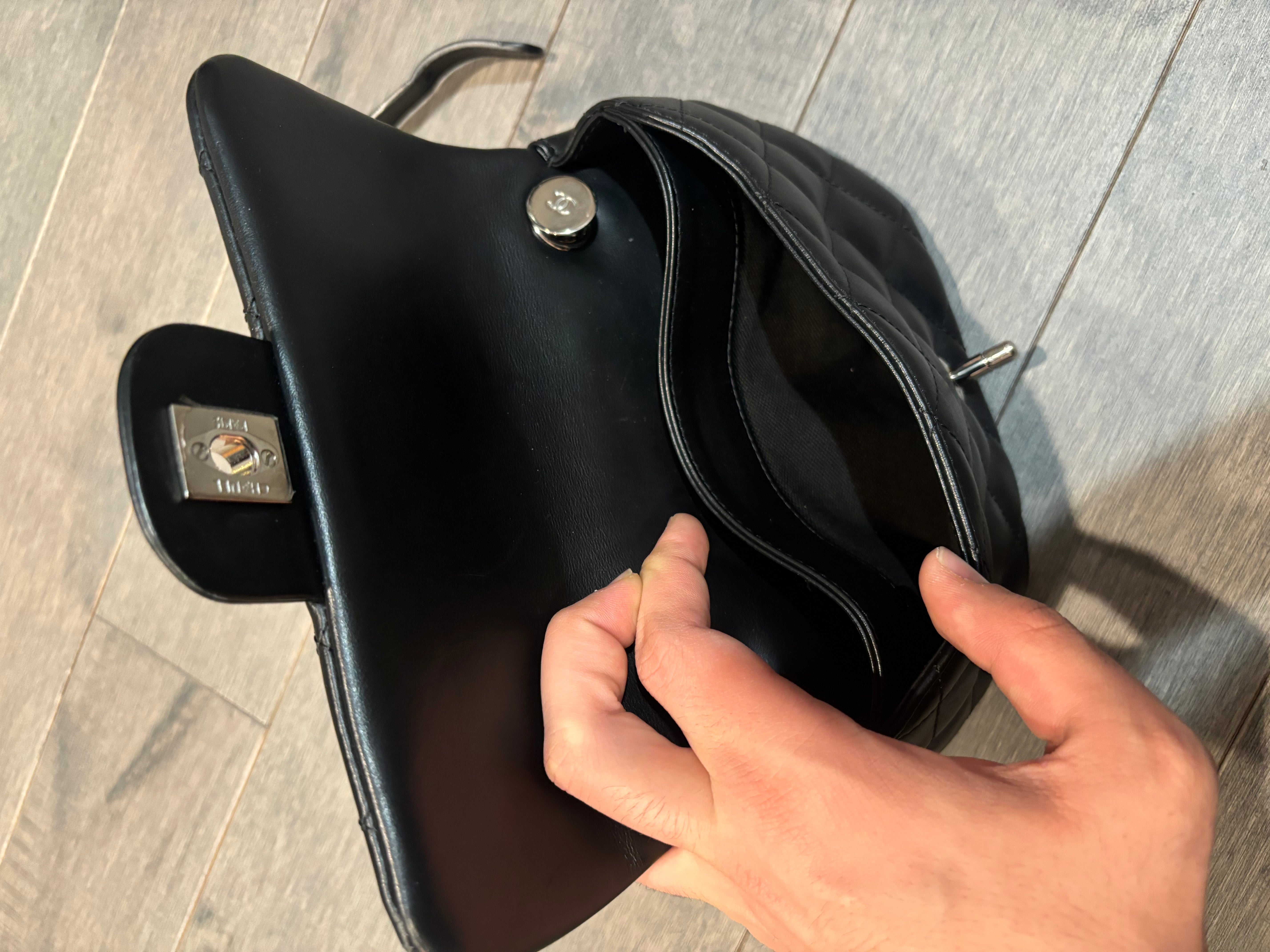 Chanel Uniform Bag Black Used OS N/A