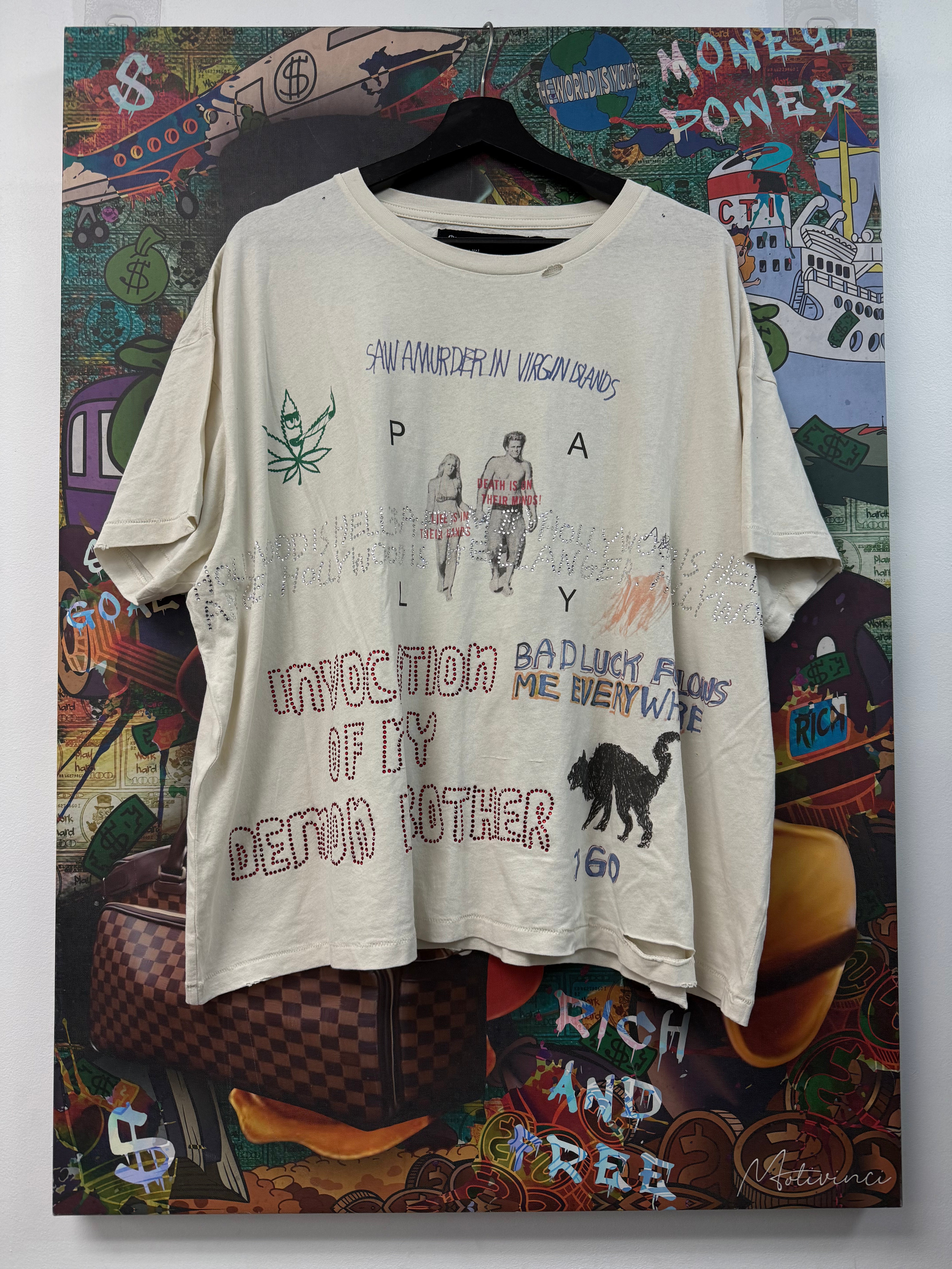 Paly White Bad Luck Tee