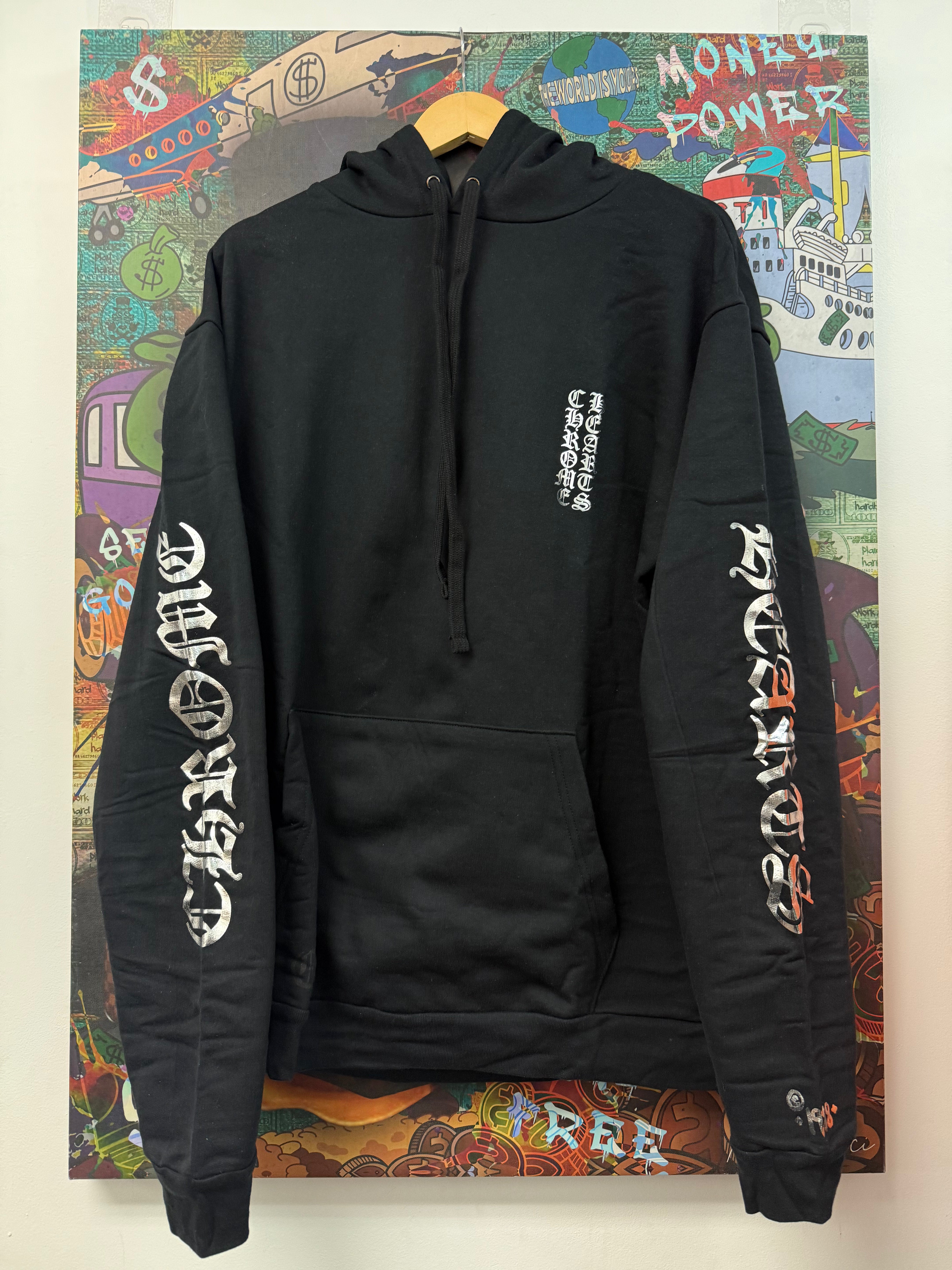 Chrome Hearts Black Silver Online Hoodie