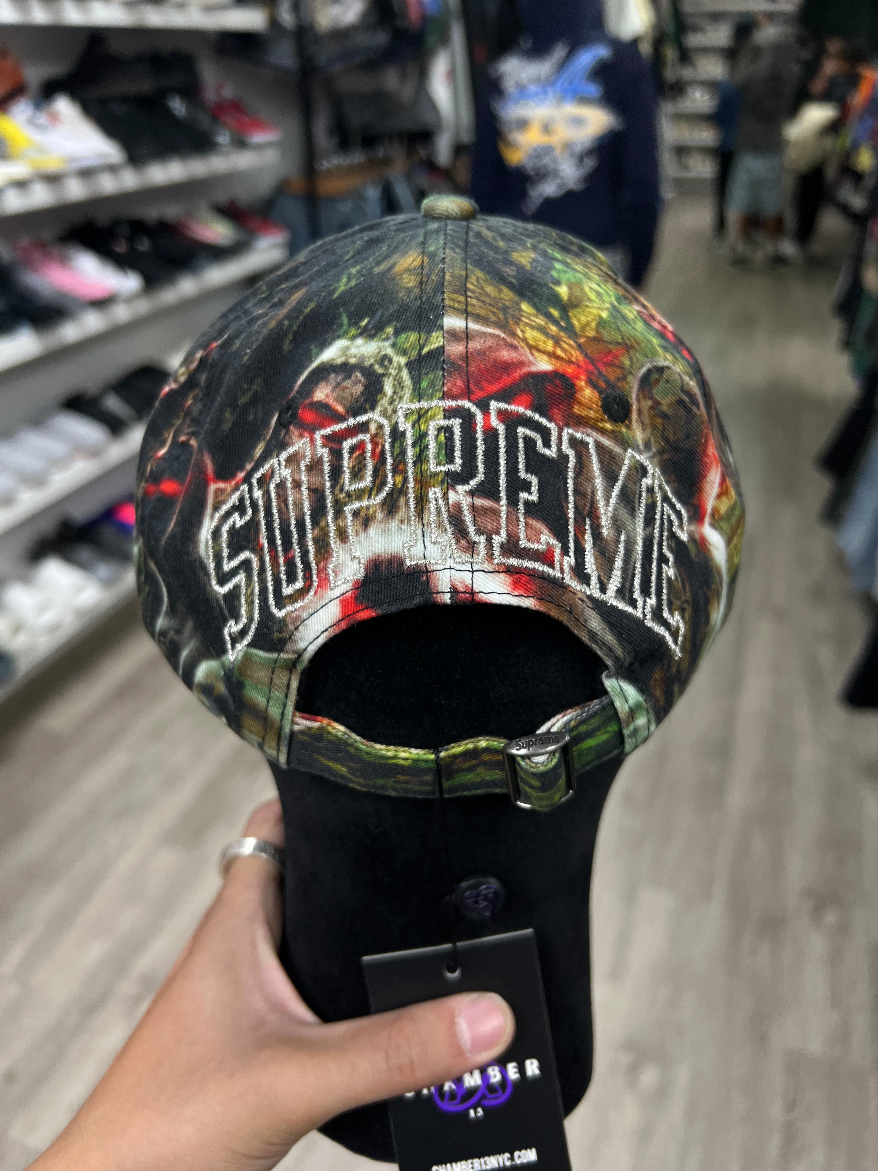 Supreme Art Dealer Camo Hooded Raglan Hat
