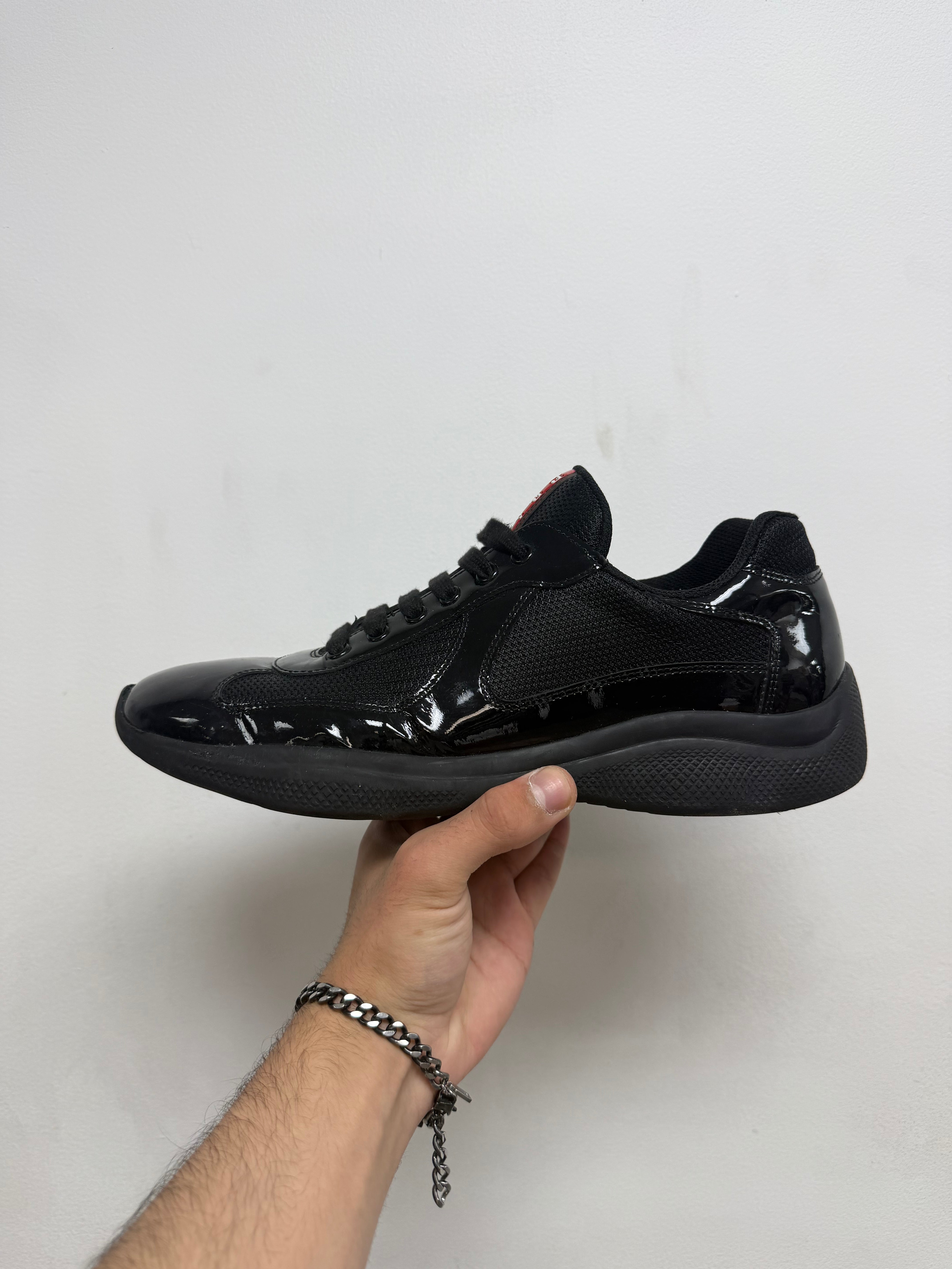 Prada Black Cups Sneakers