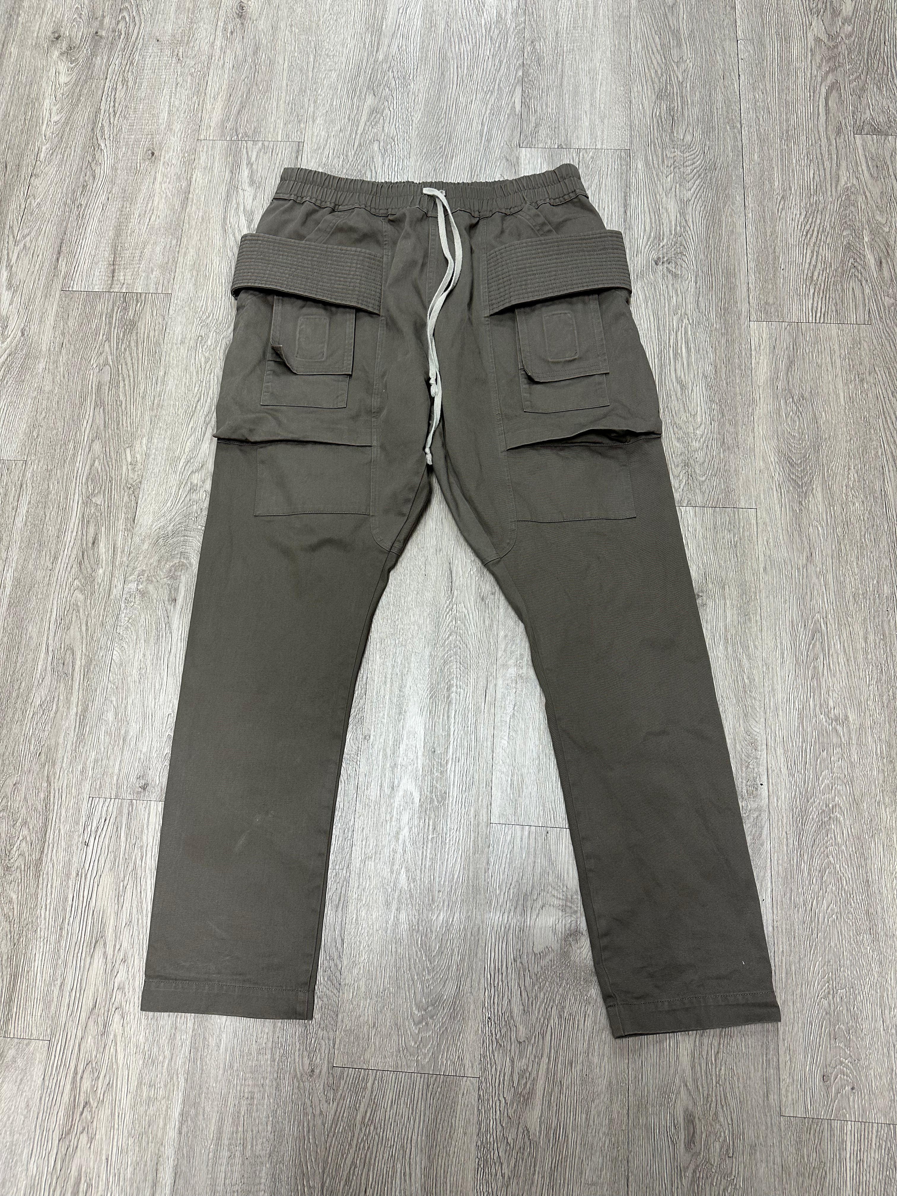 Rick Owens Beige Creatch Cargo Pants