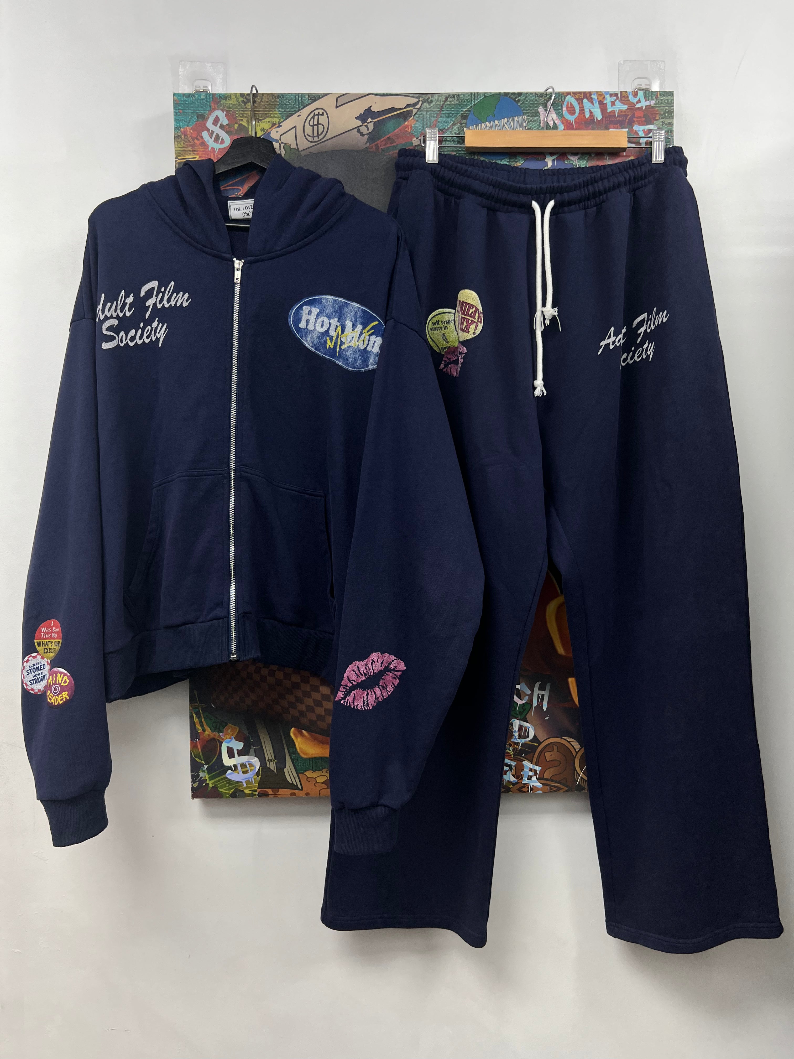 Adult Film Society Navy Sweatsuit