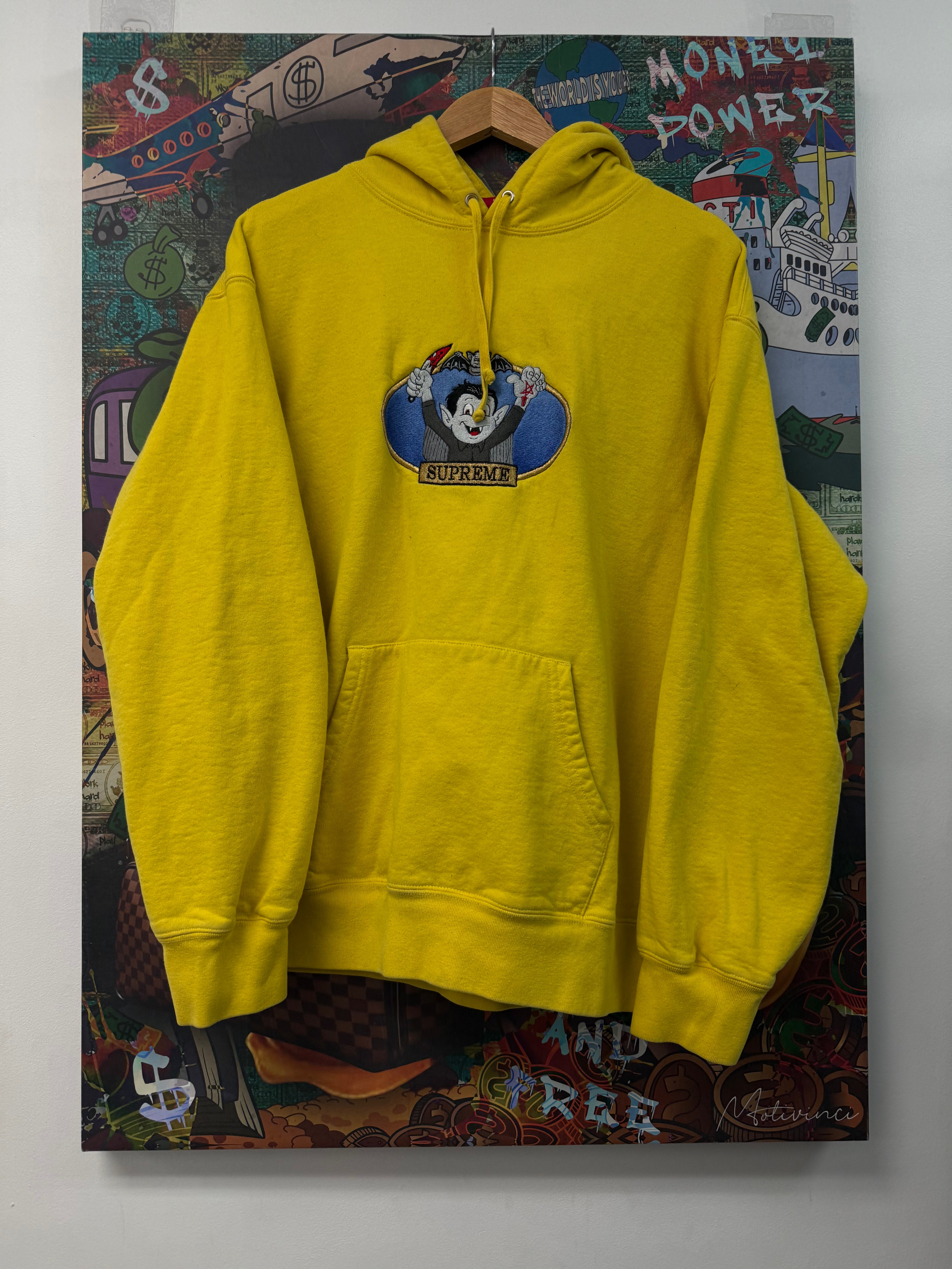 Supreme Yellow Vampire Hoodie
