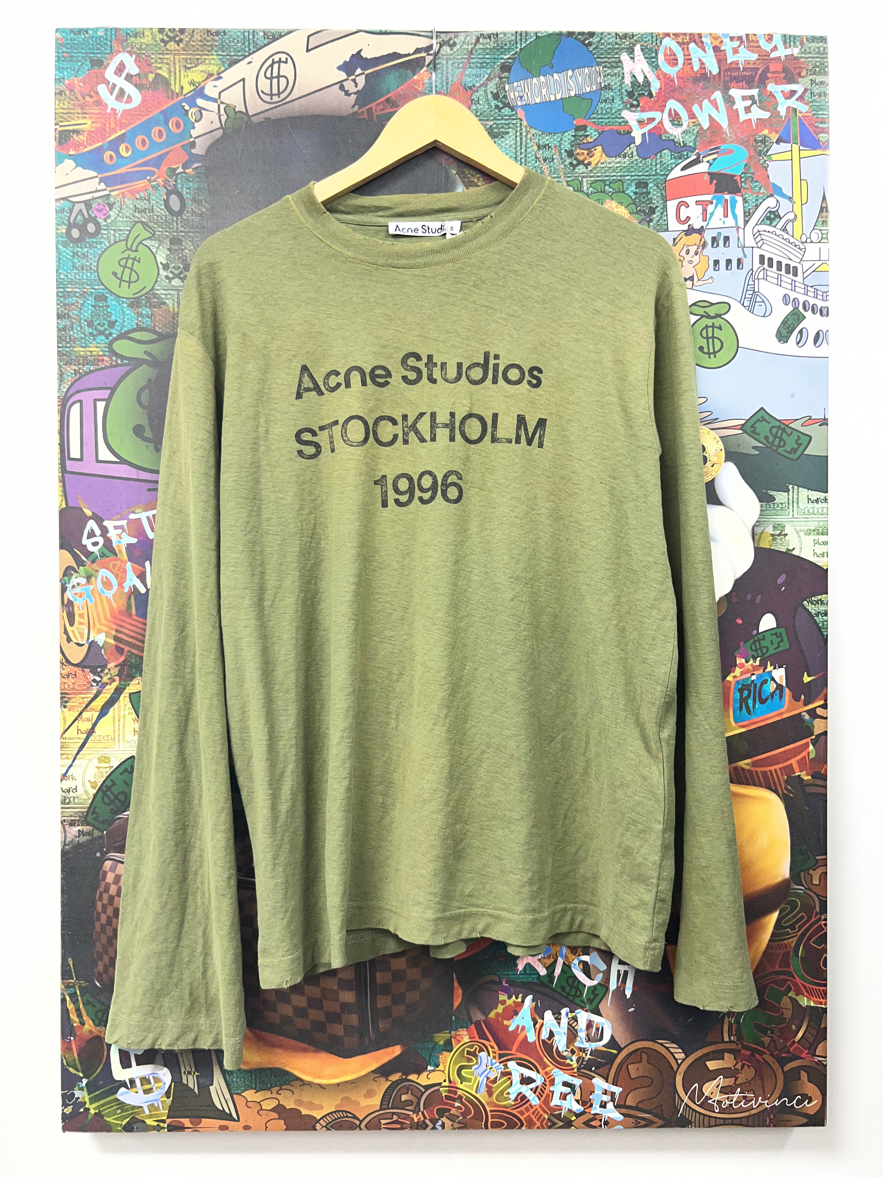 Acne Studios Olive Stockholm 1996 Long Sleeve