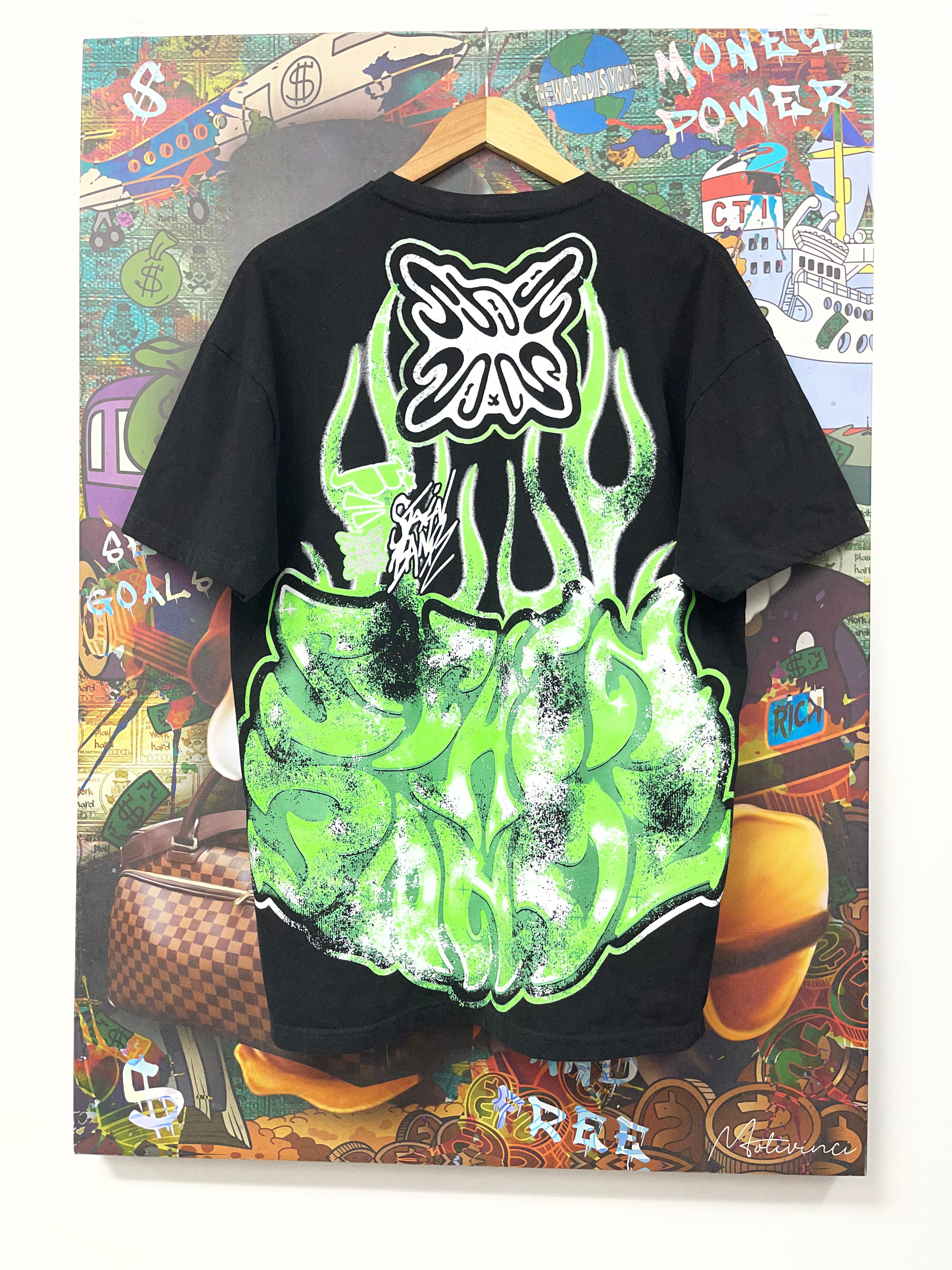 SB Studios Black Green Tee