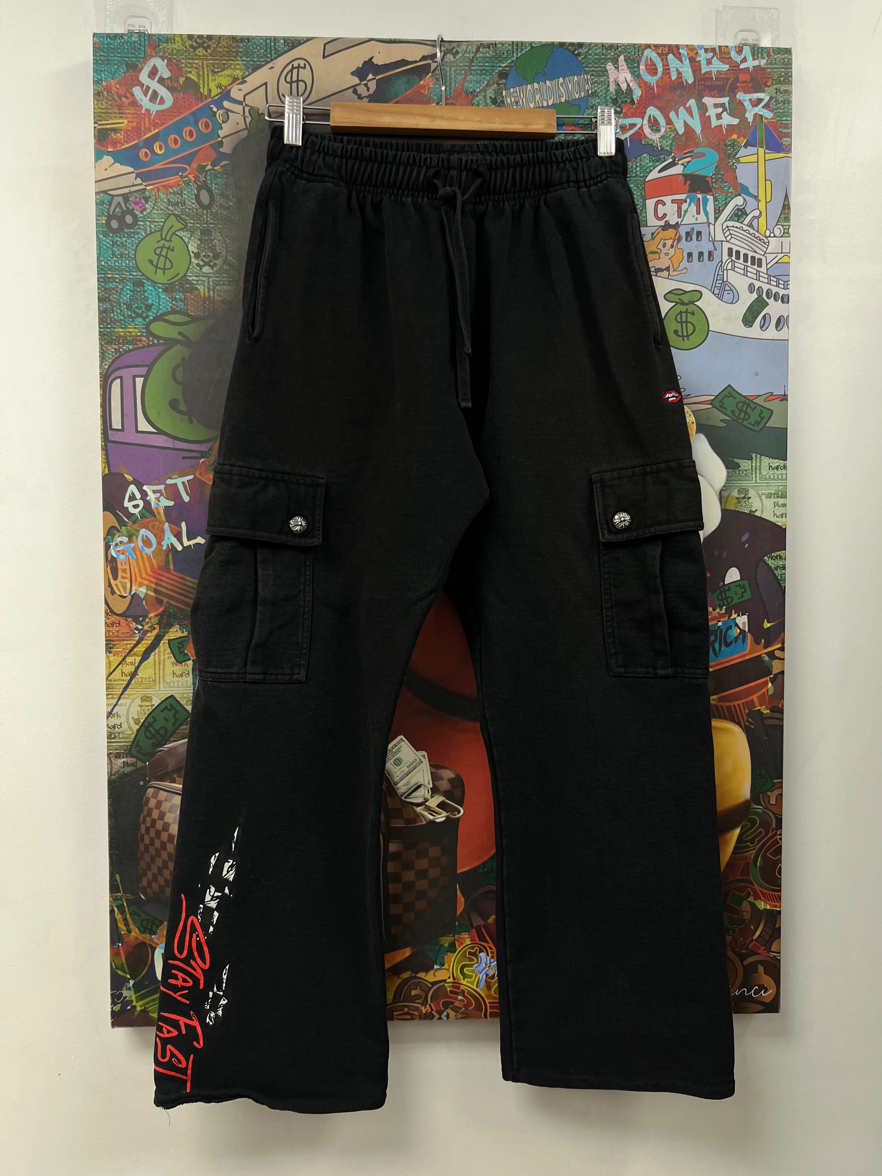 Chrome Hearts Matty Boy Black Stay Fast Sweats