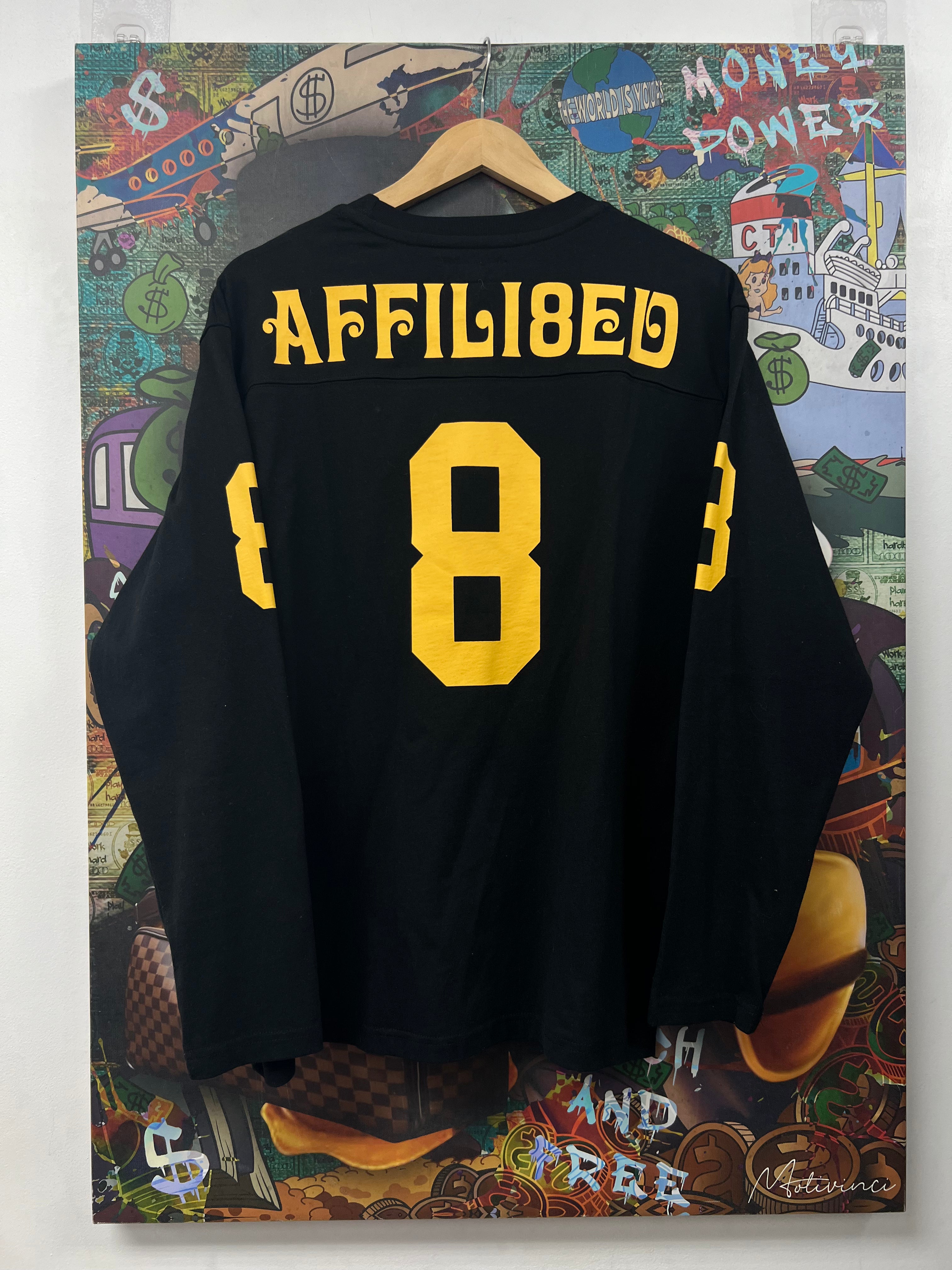 Supreme Black Yellow Affiliated Long Sleeve