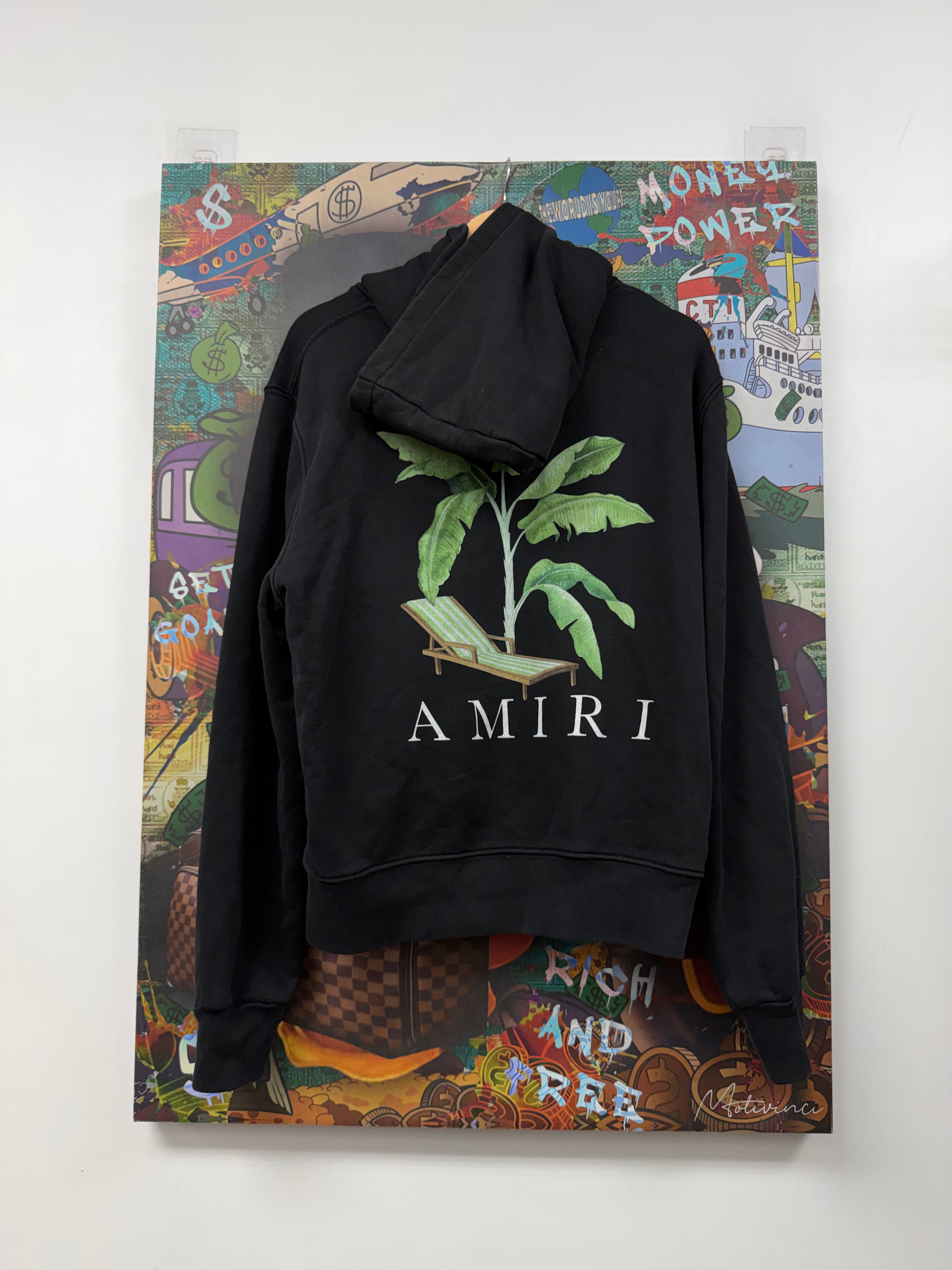 Amiri Plant Black Hoodie