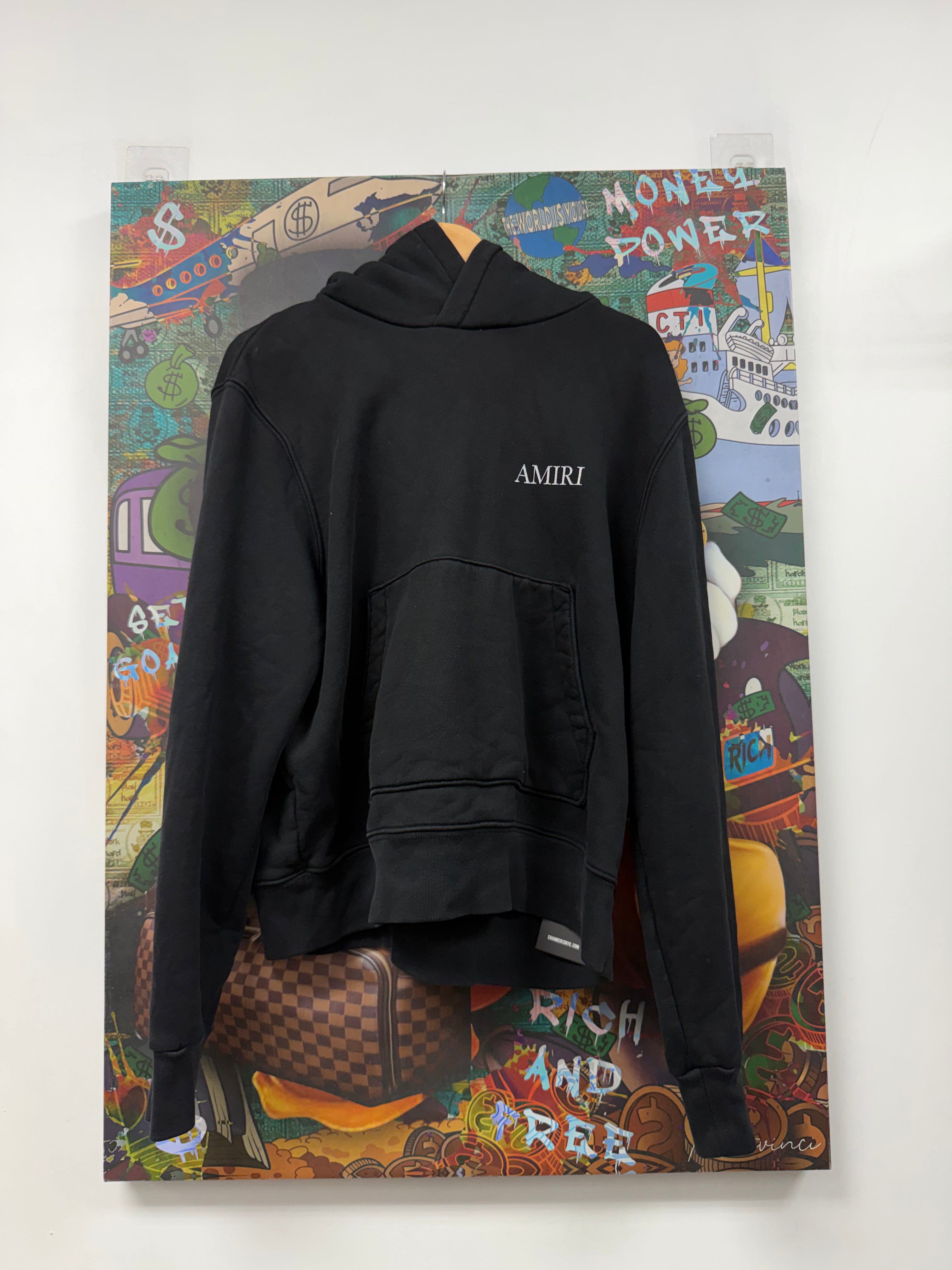 Amiri Plant Black Hoodie