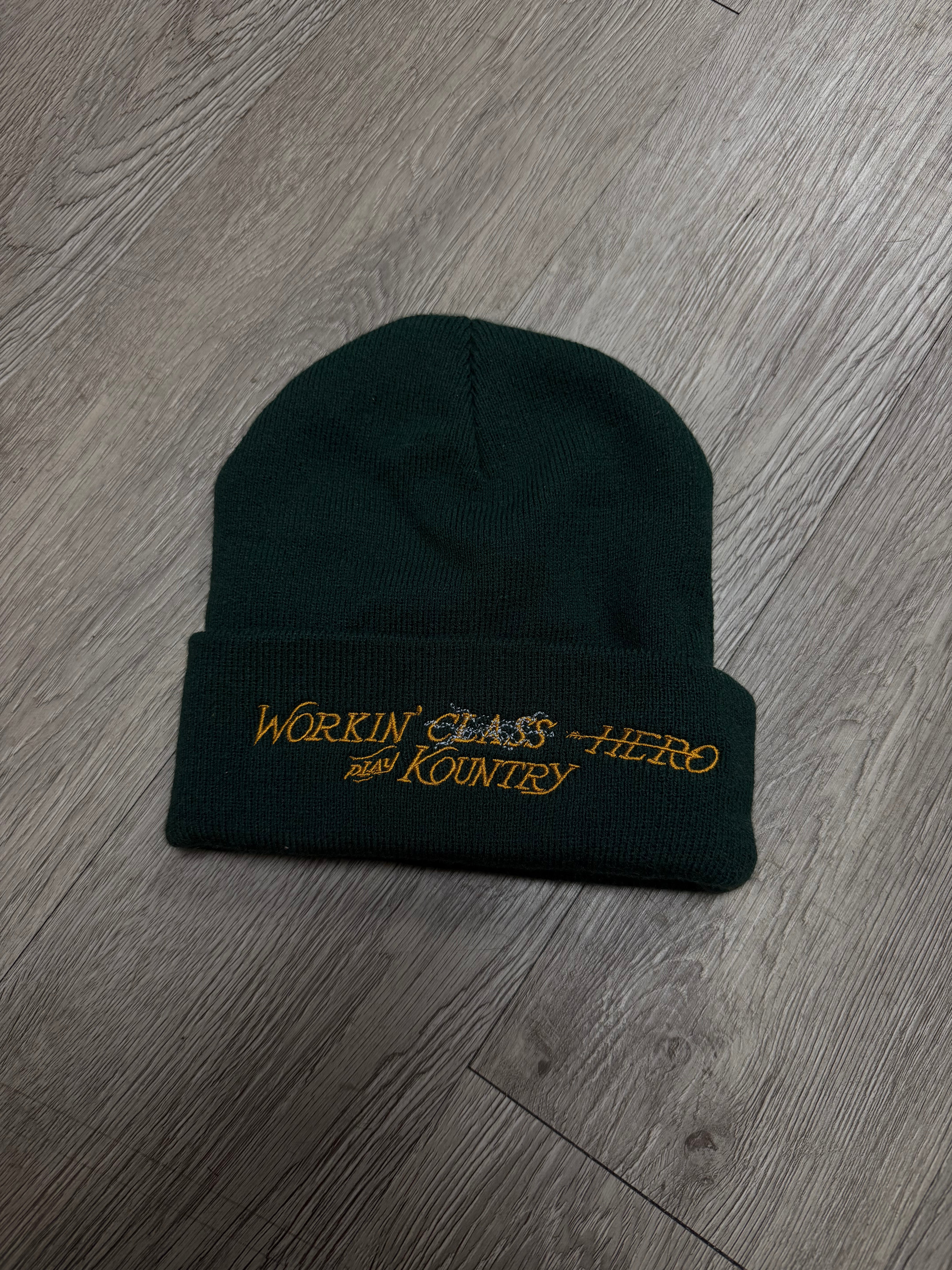 Kapital Green Working Class Beanie