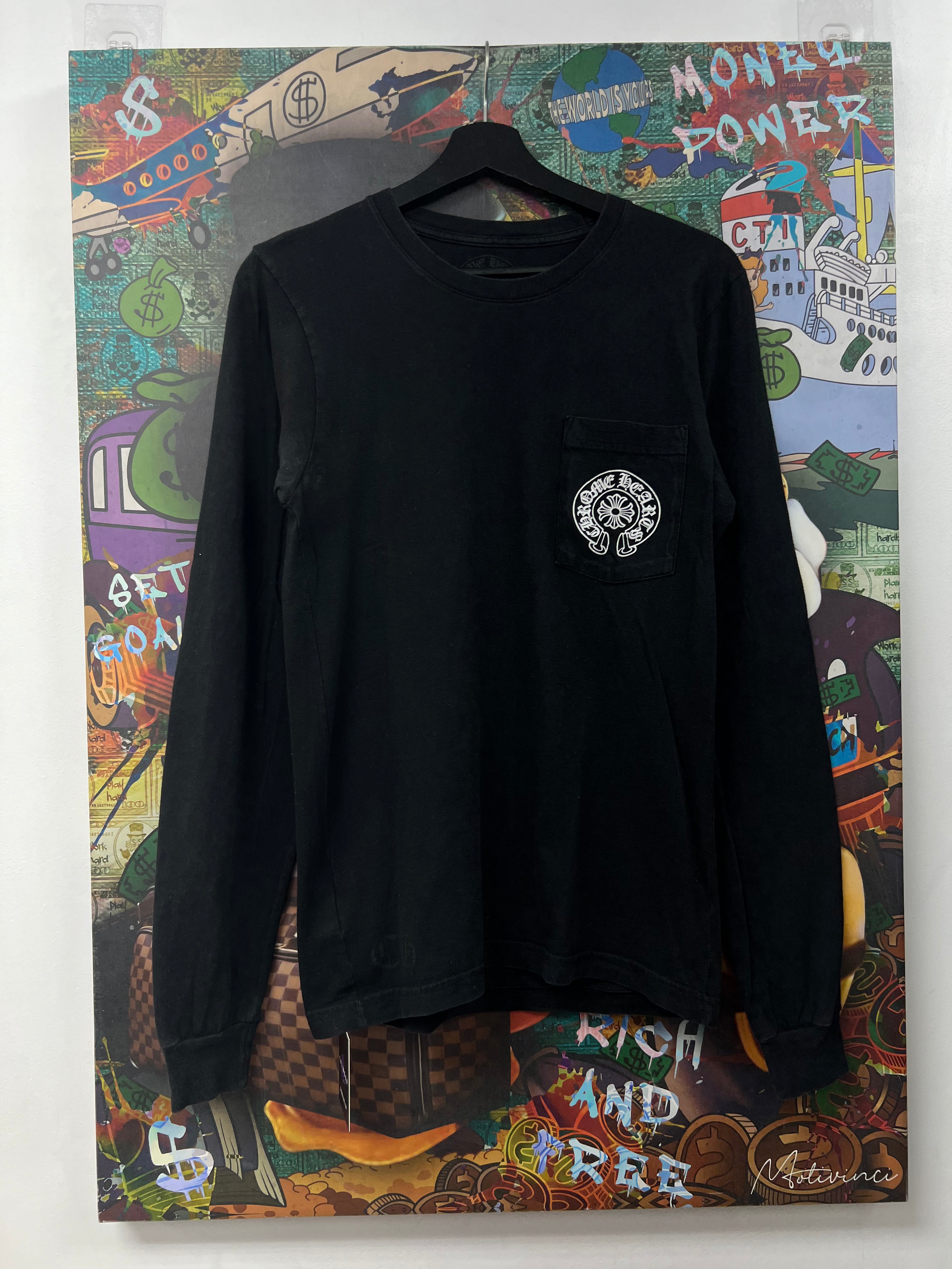 Chrome Hearts Hong Kong Floral Horseshoe Long Sleeve