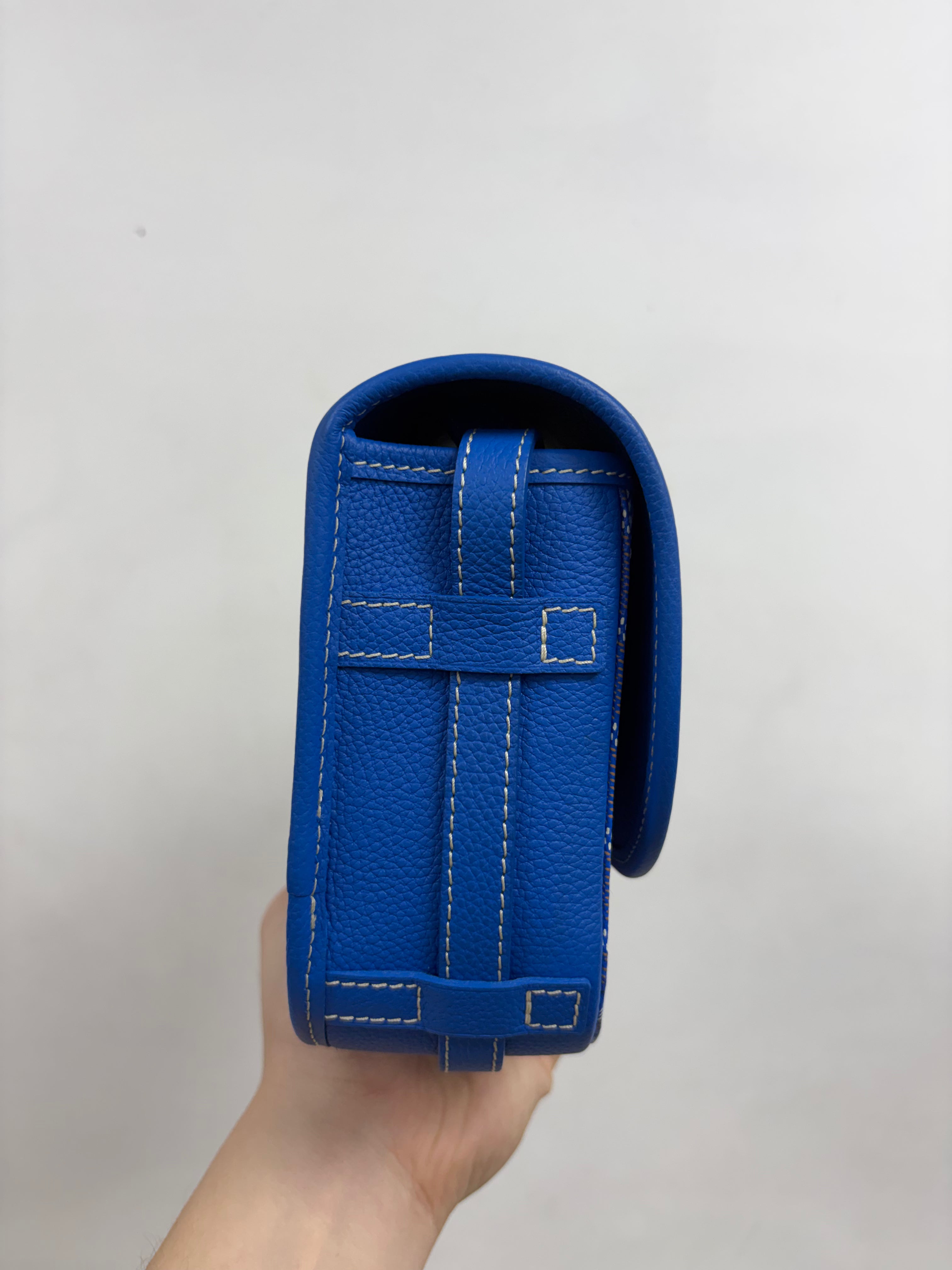 Goyard Sky Blue Belvedere Bag
