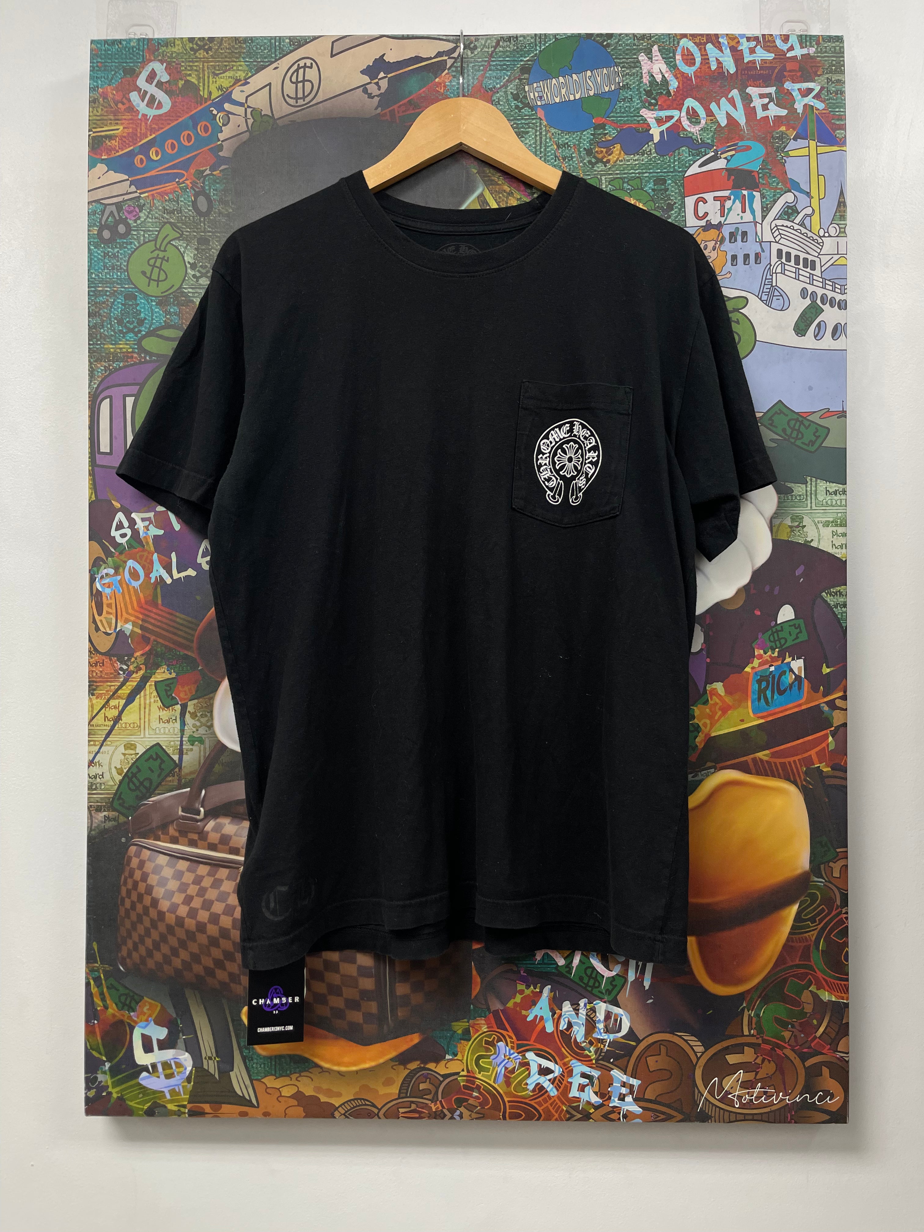 Chrome Hearts Black Horseshoe Tee