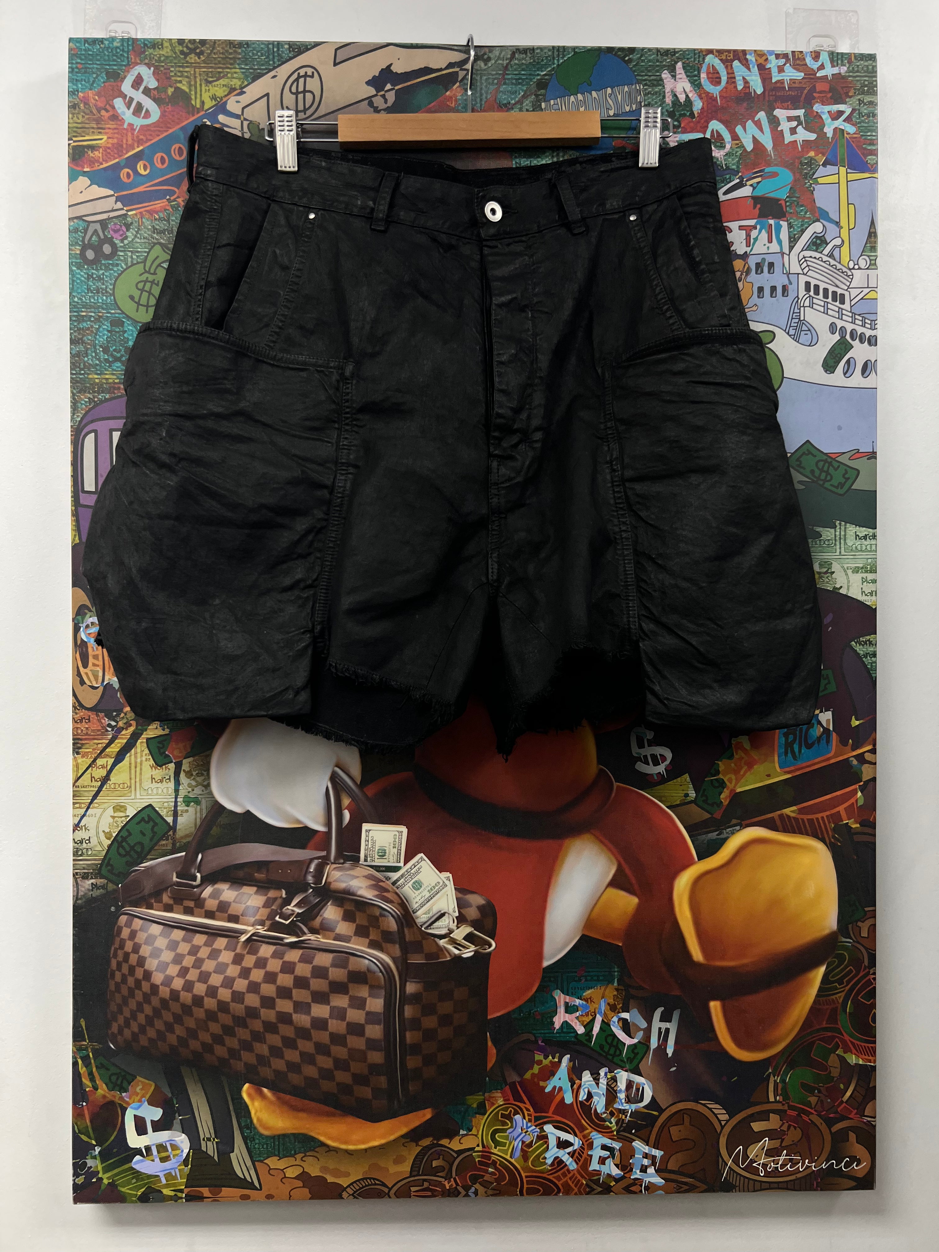 Rick Owens Waxed Boxer Shorts
