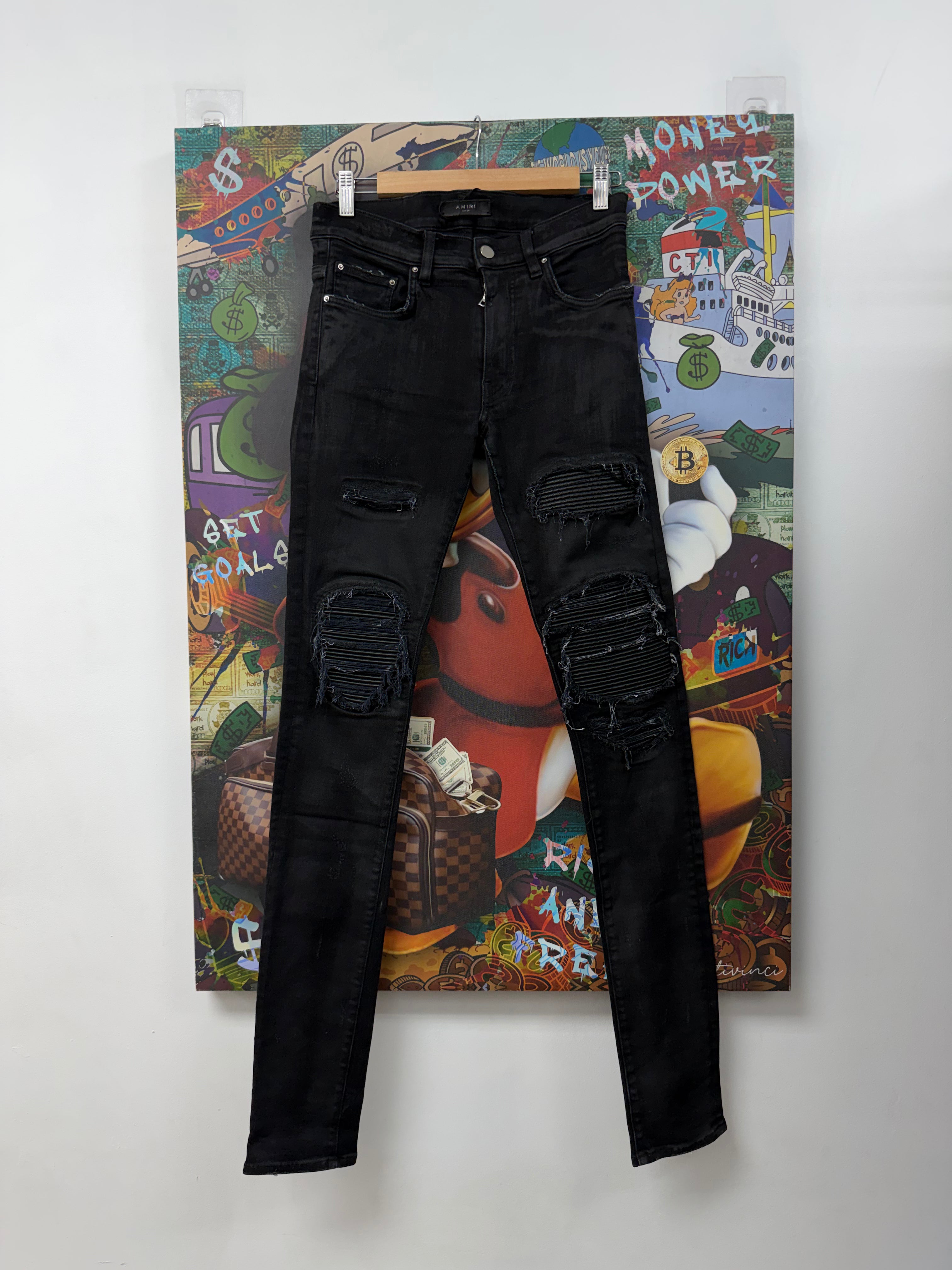 Amiri Black MX1 (Zipper Old Season) Jeans