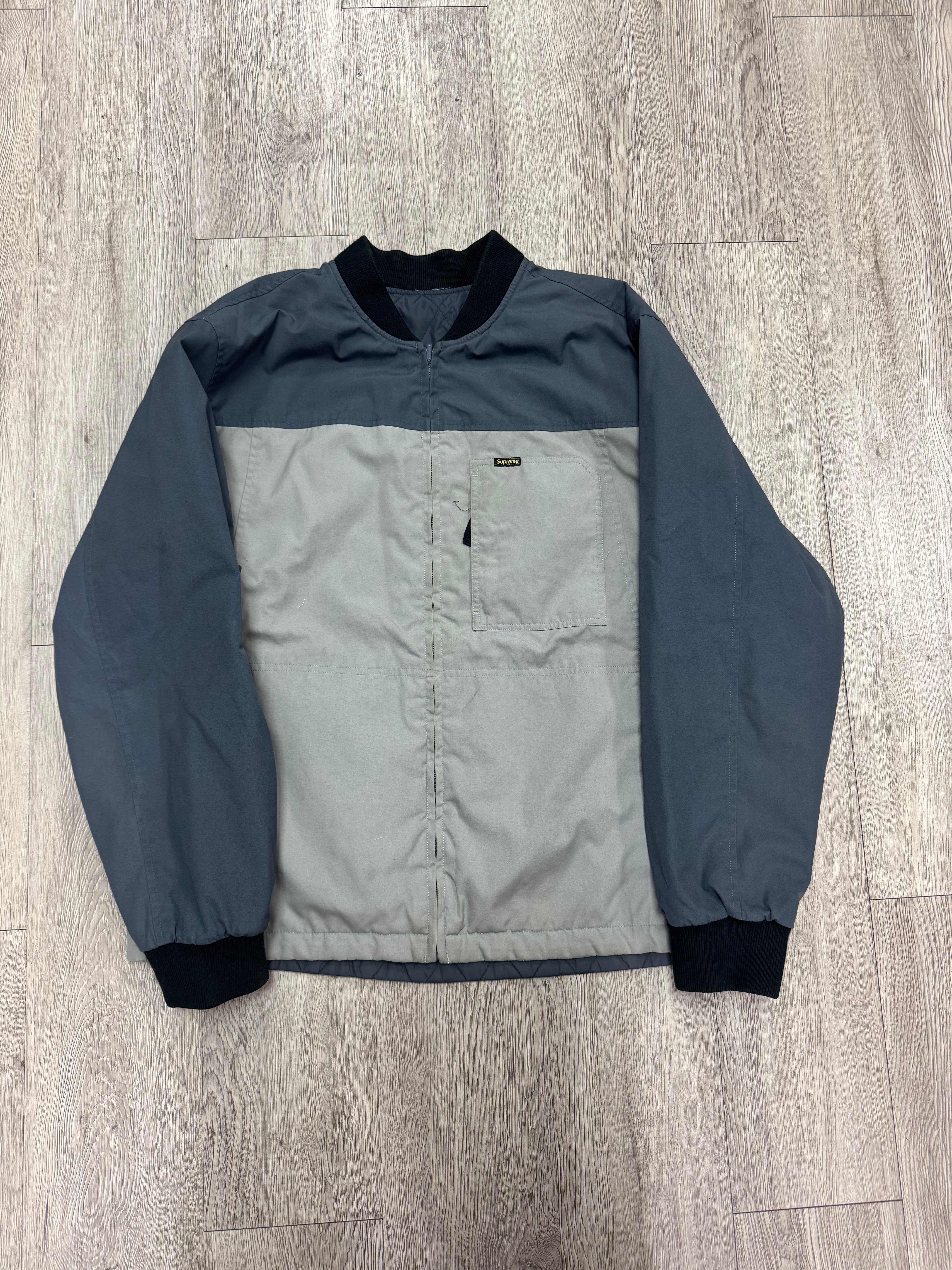 Supreme Grey Reversible Tech Work Jacket