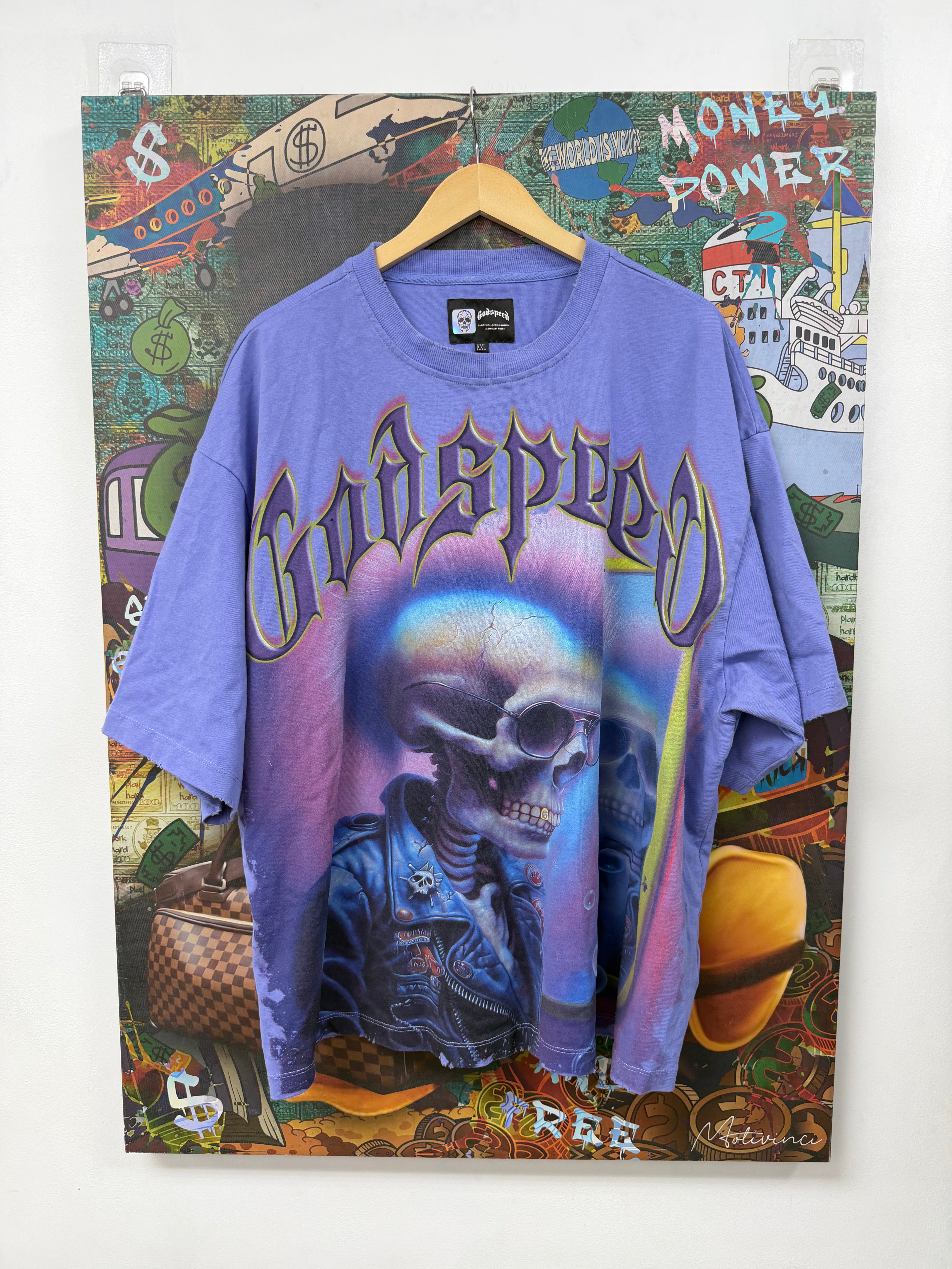 Godspeed Purple Man In The Mirror Tee