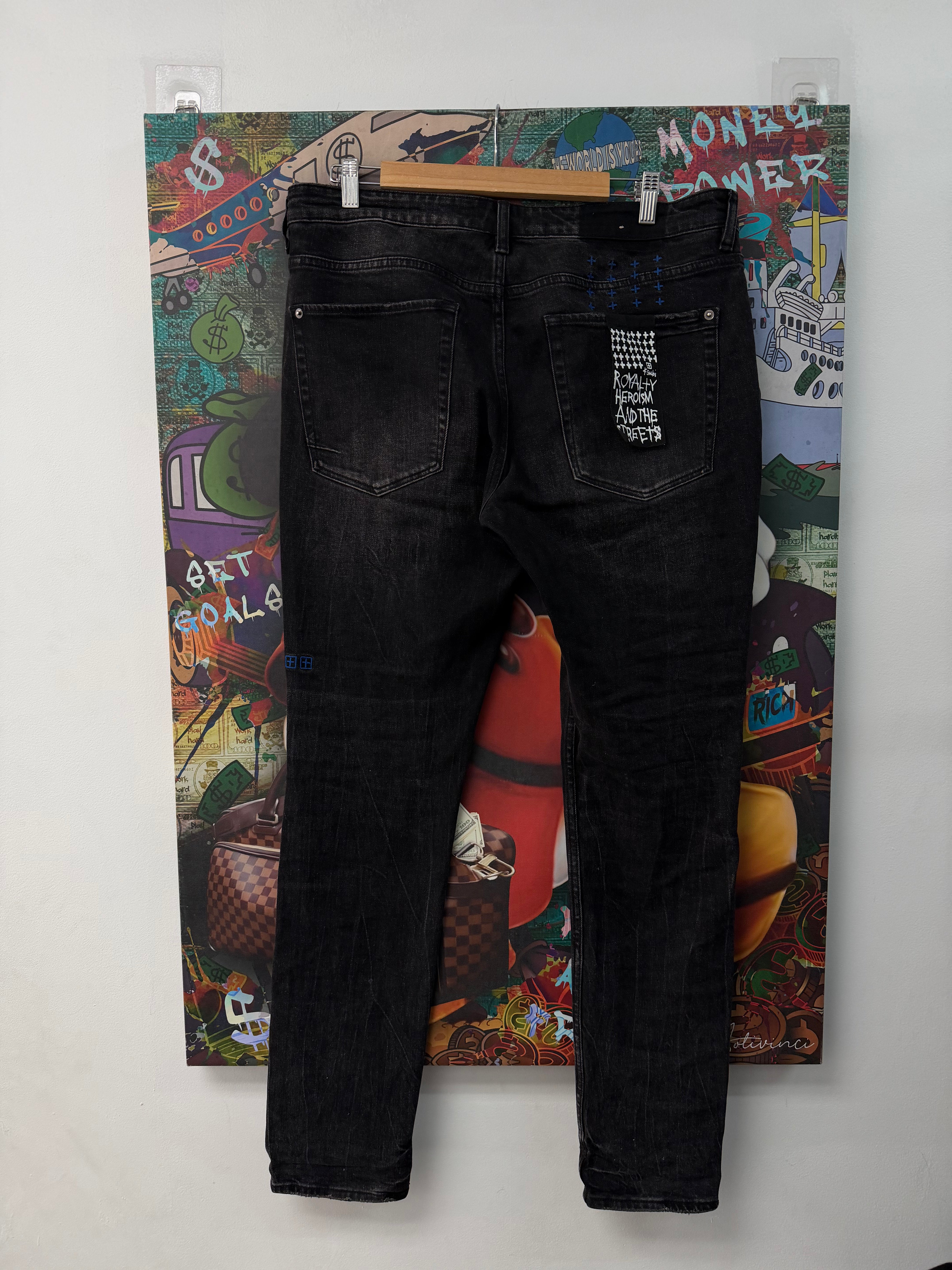 Ksubi Black Wash Blue Jeans