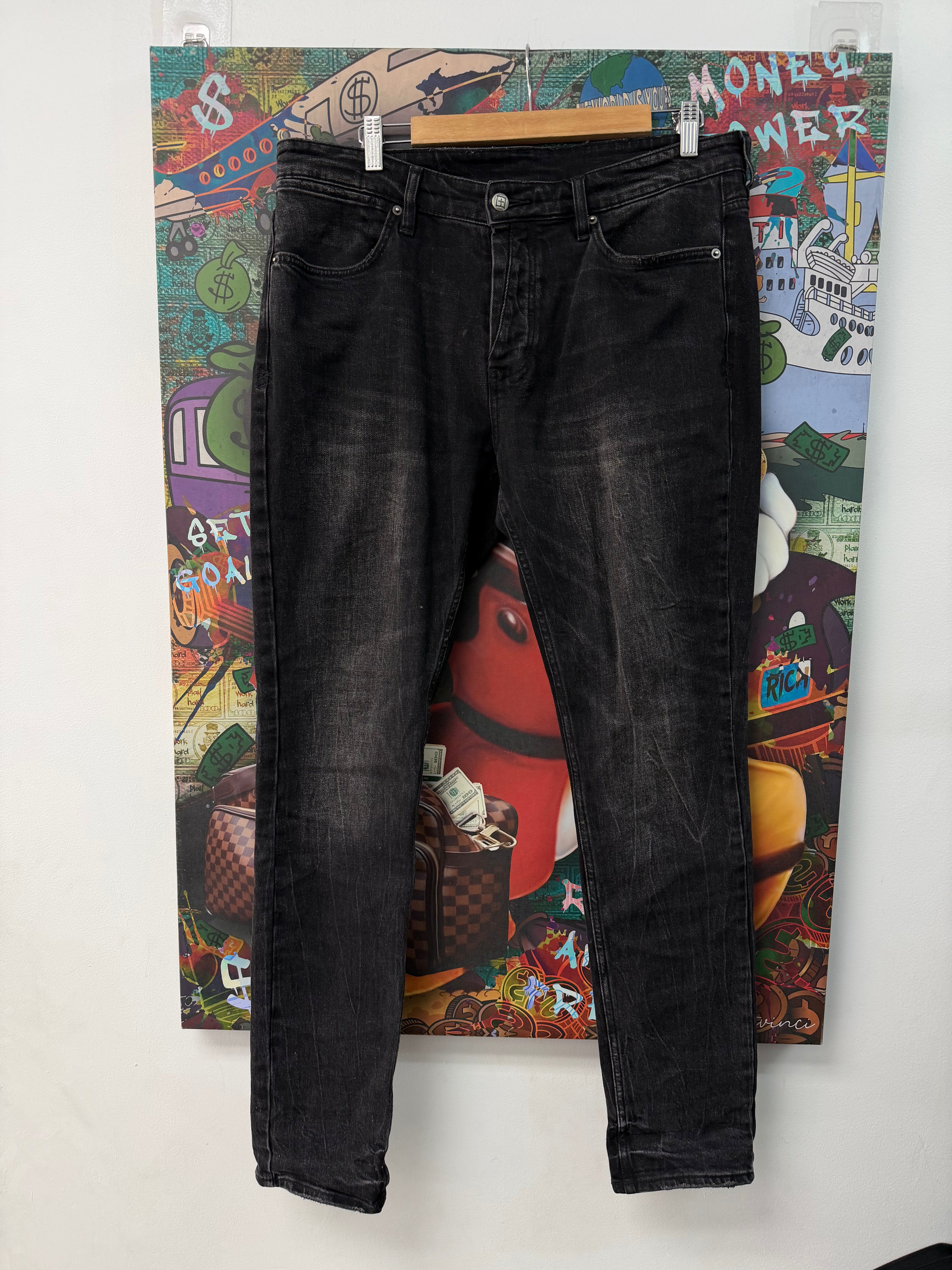 Ksubi Black Wash Blue Jeans