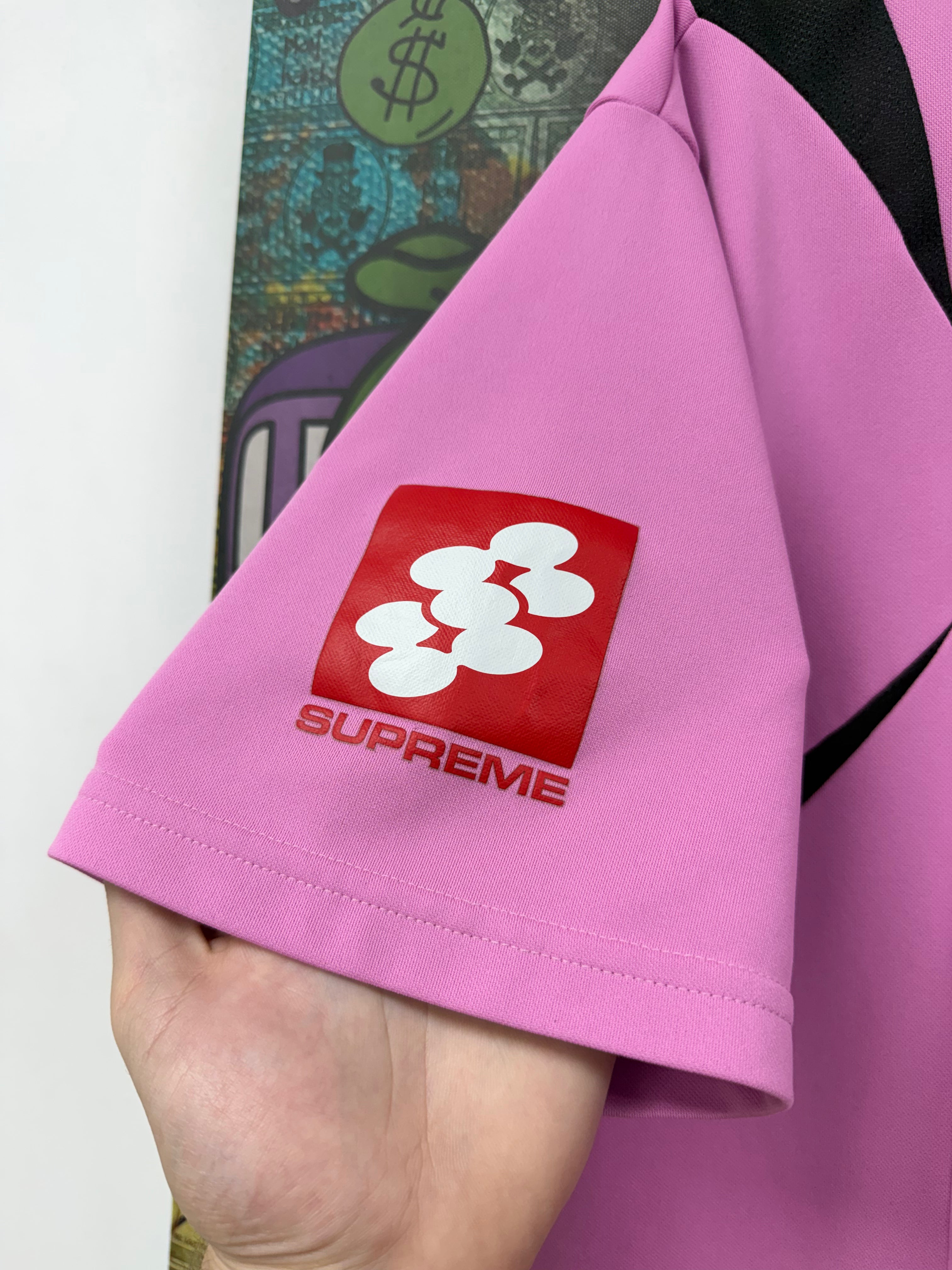 Supreme Pink Soccer Jersey