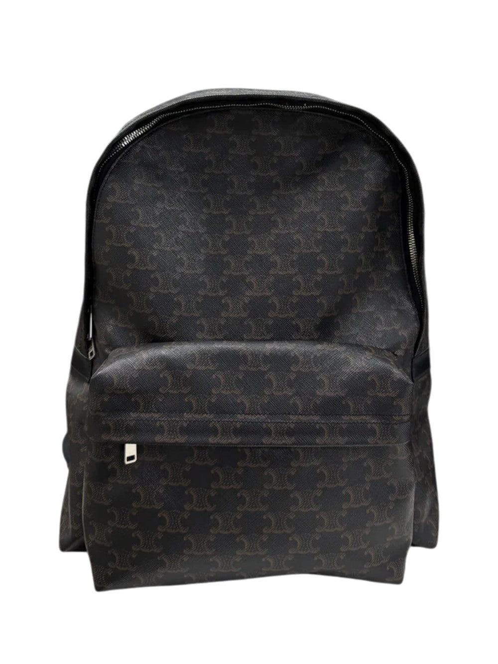 Celine Triomphe Canvas Black & Brown Backpack