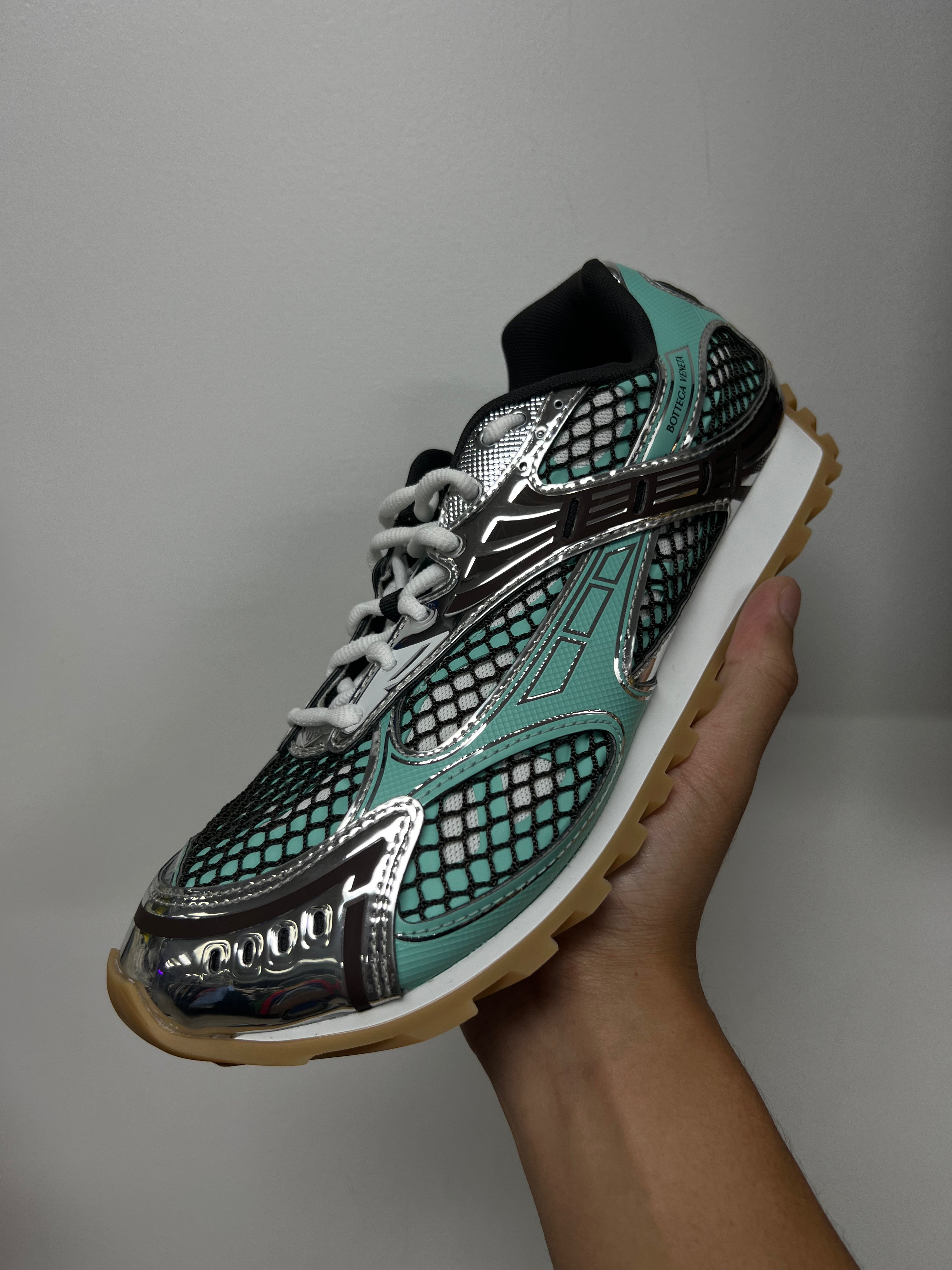 Bottega Veneta Green Oasis Orbits Sneakers