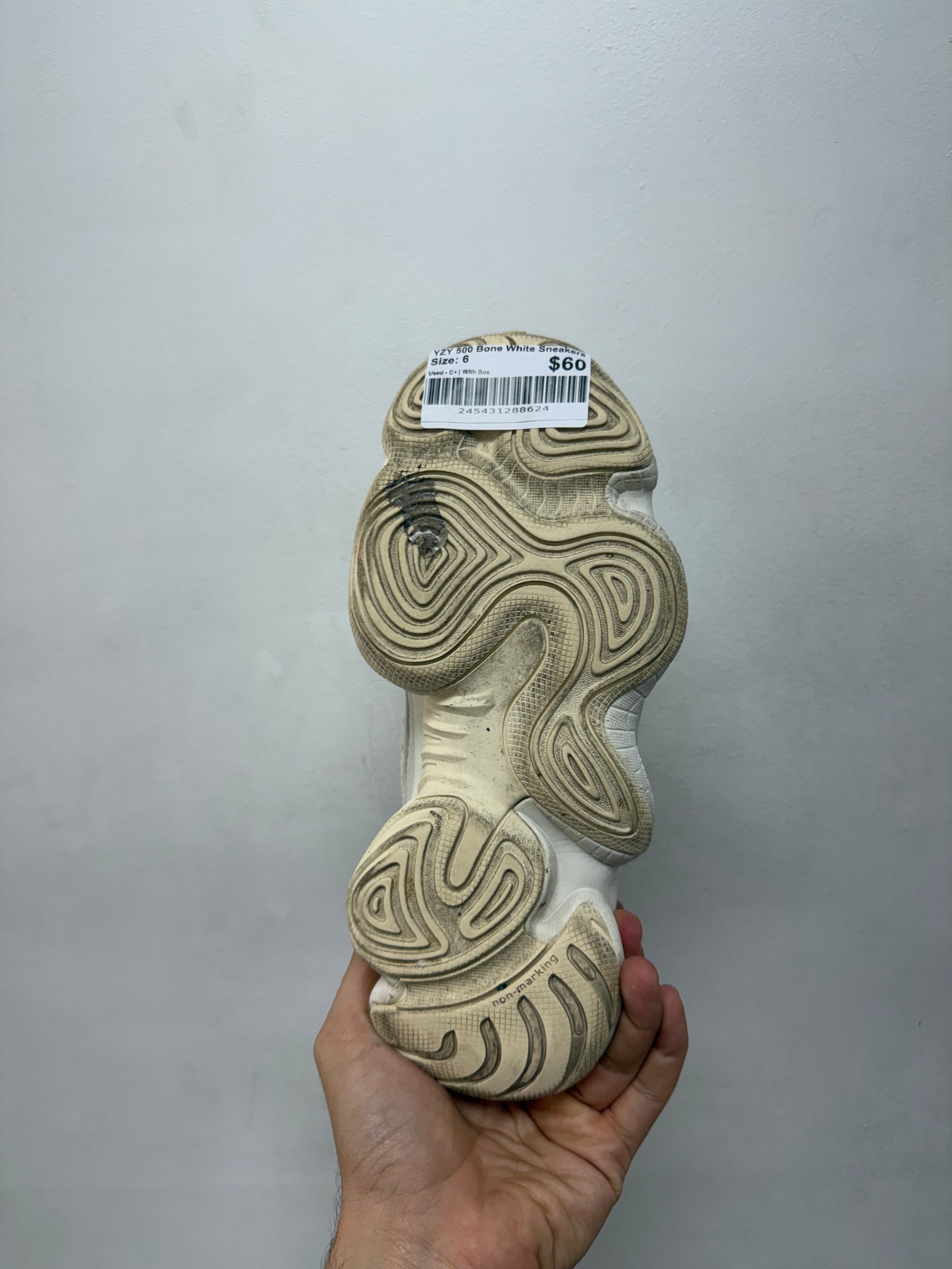 YZY 500 Bone White Sneakers
