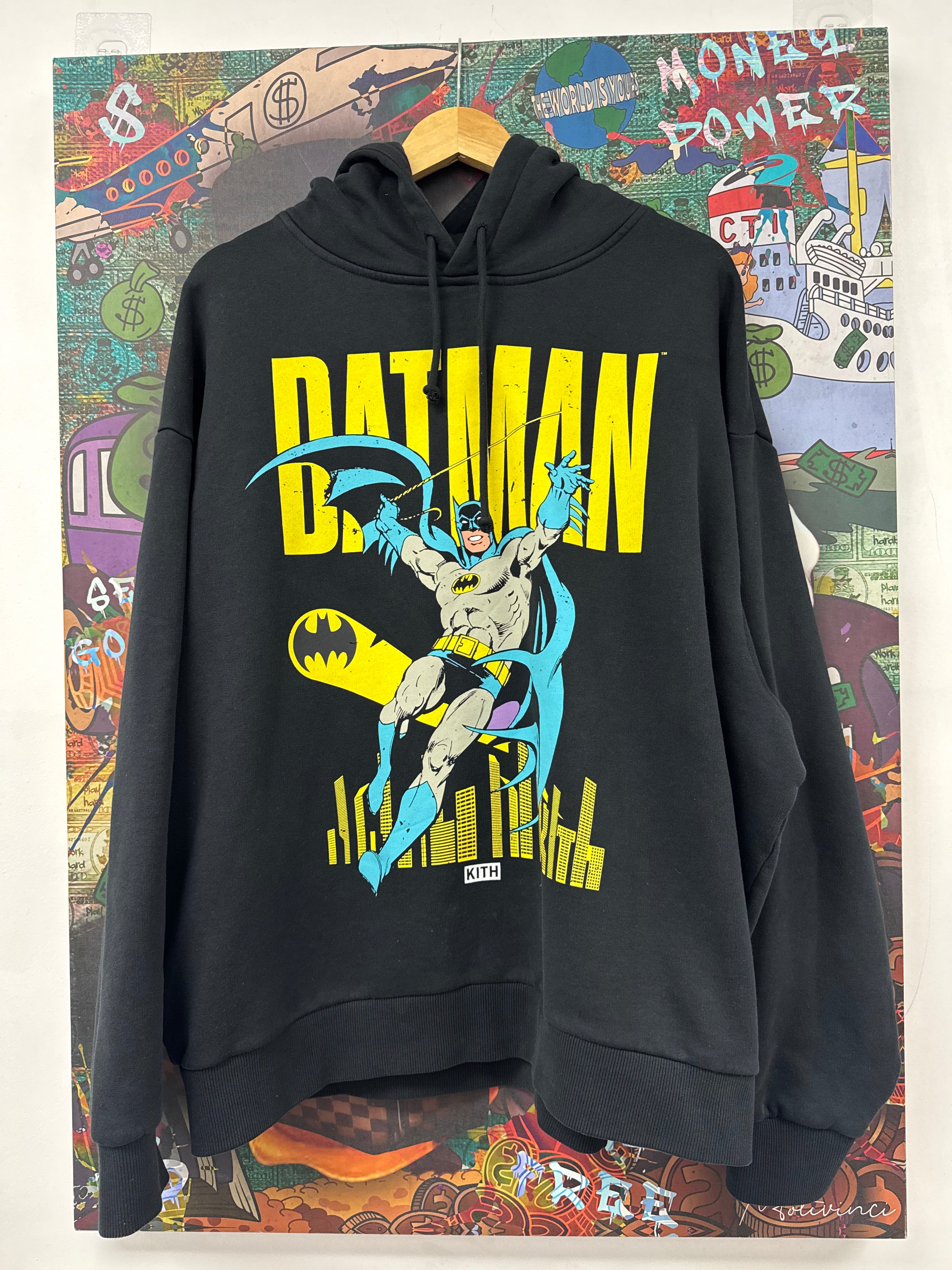 Kith Batman Hoodie Black New With Tags XL