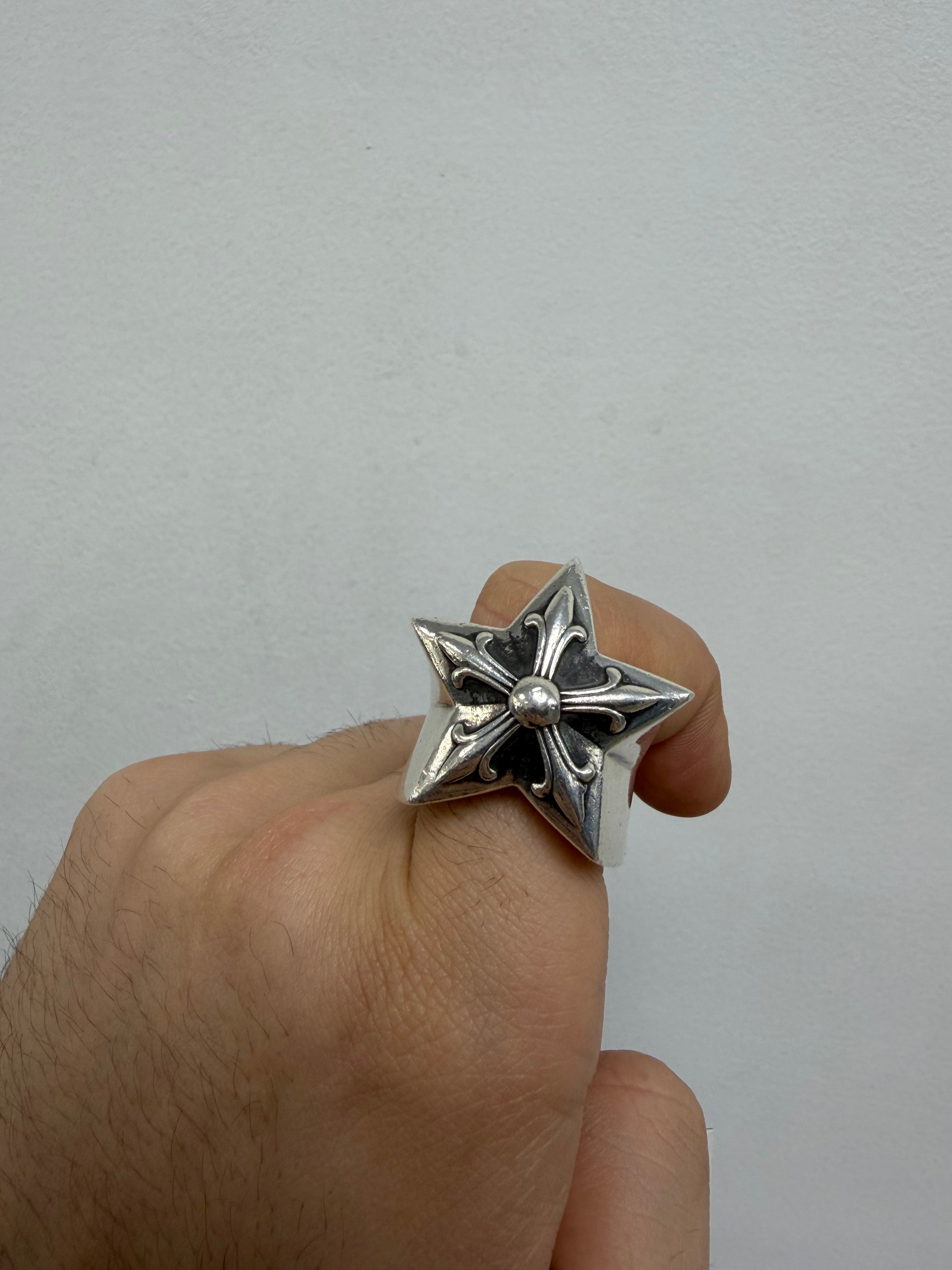 Chrome Hearts Silver Star Large (11) Ring