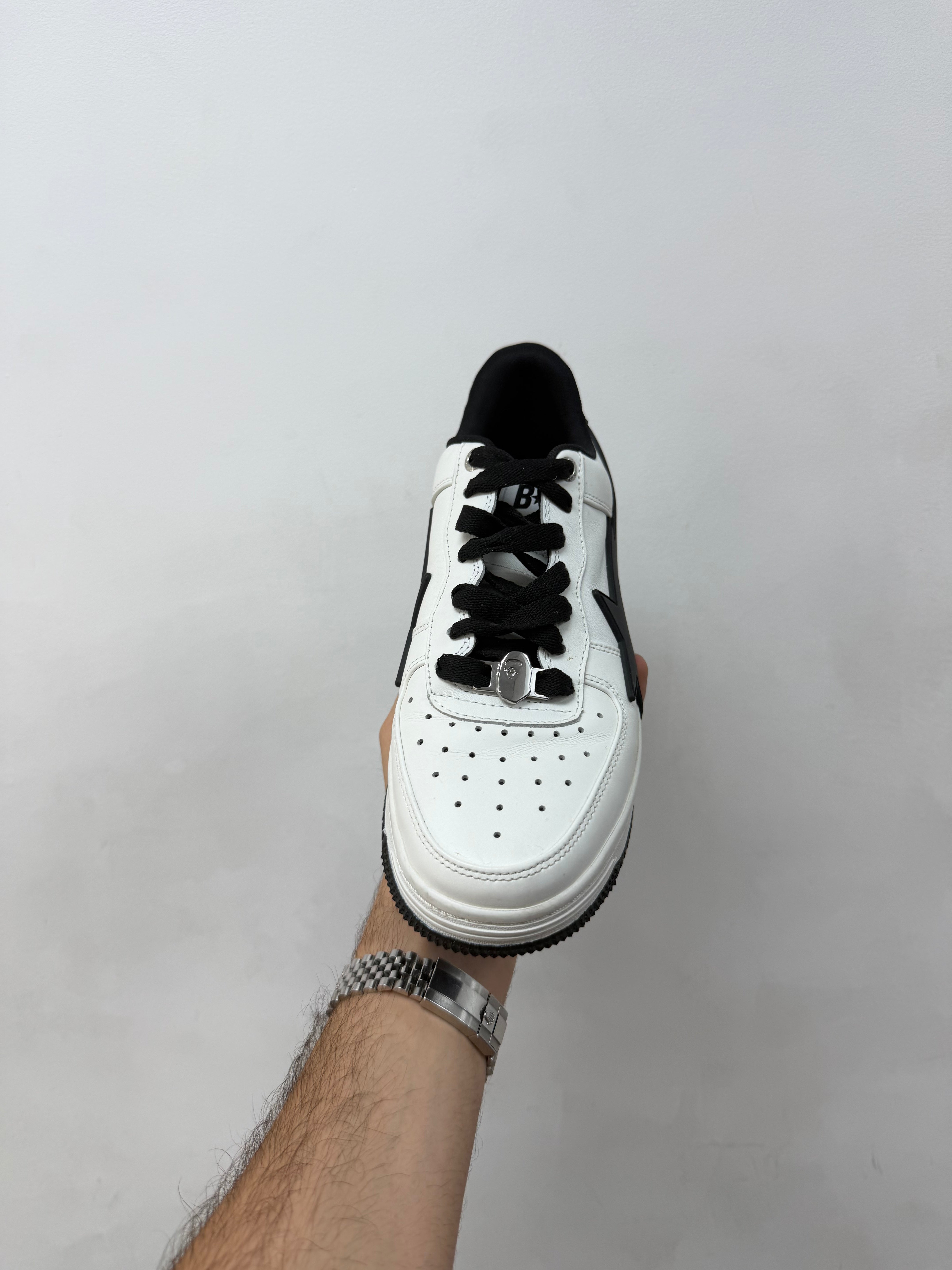 BAPE White Black Bape Sta OS #2 Sneakers