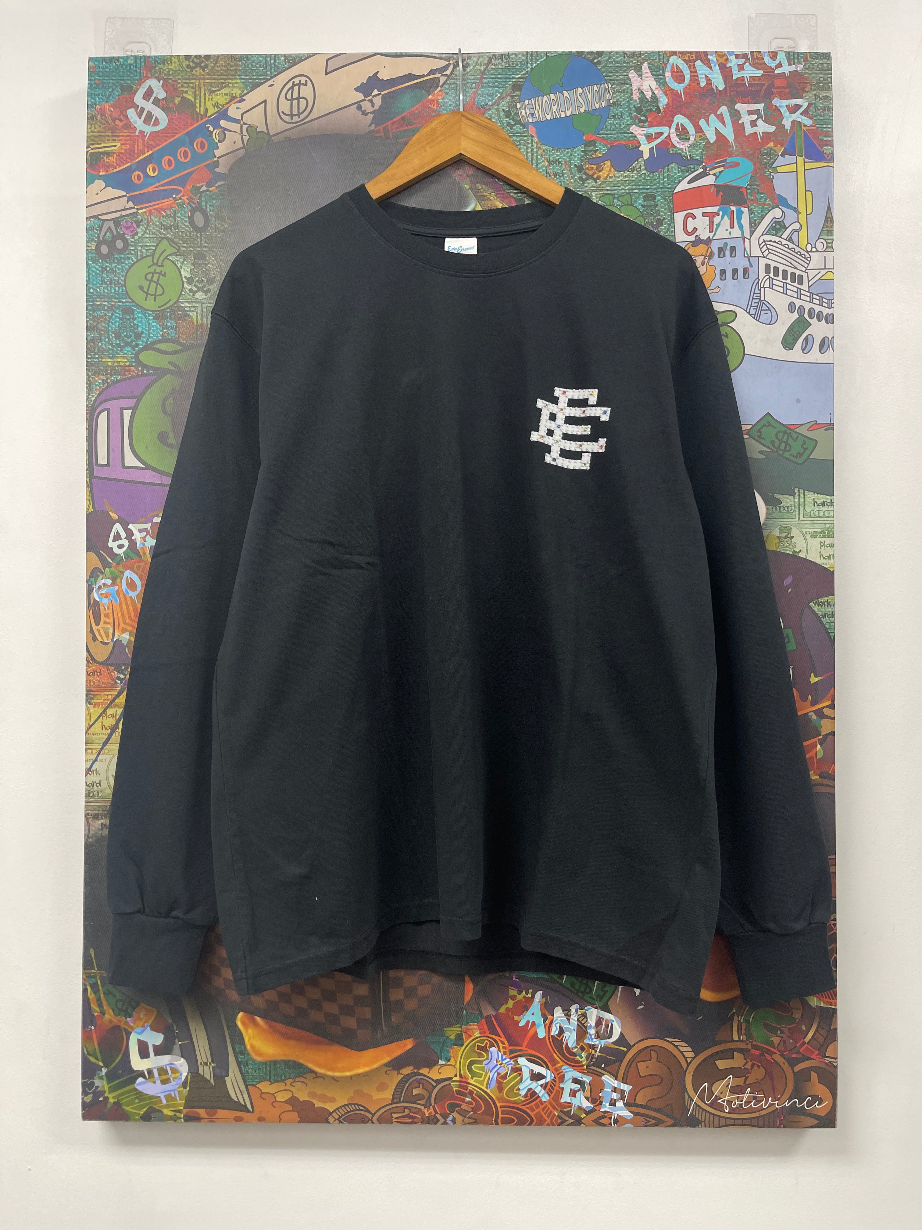 Eric Emanuel Black Rhinestone Long Sleeve