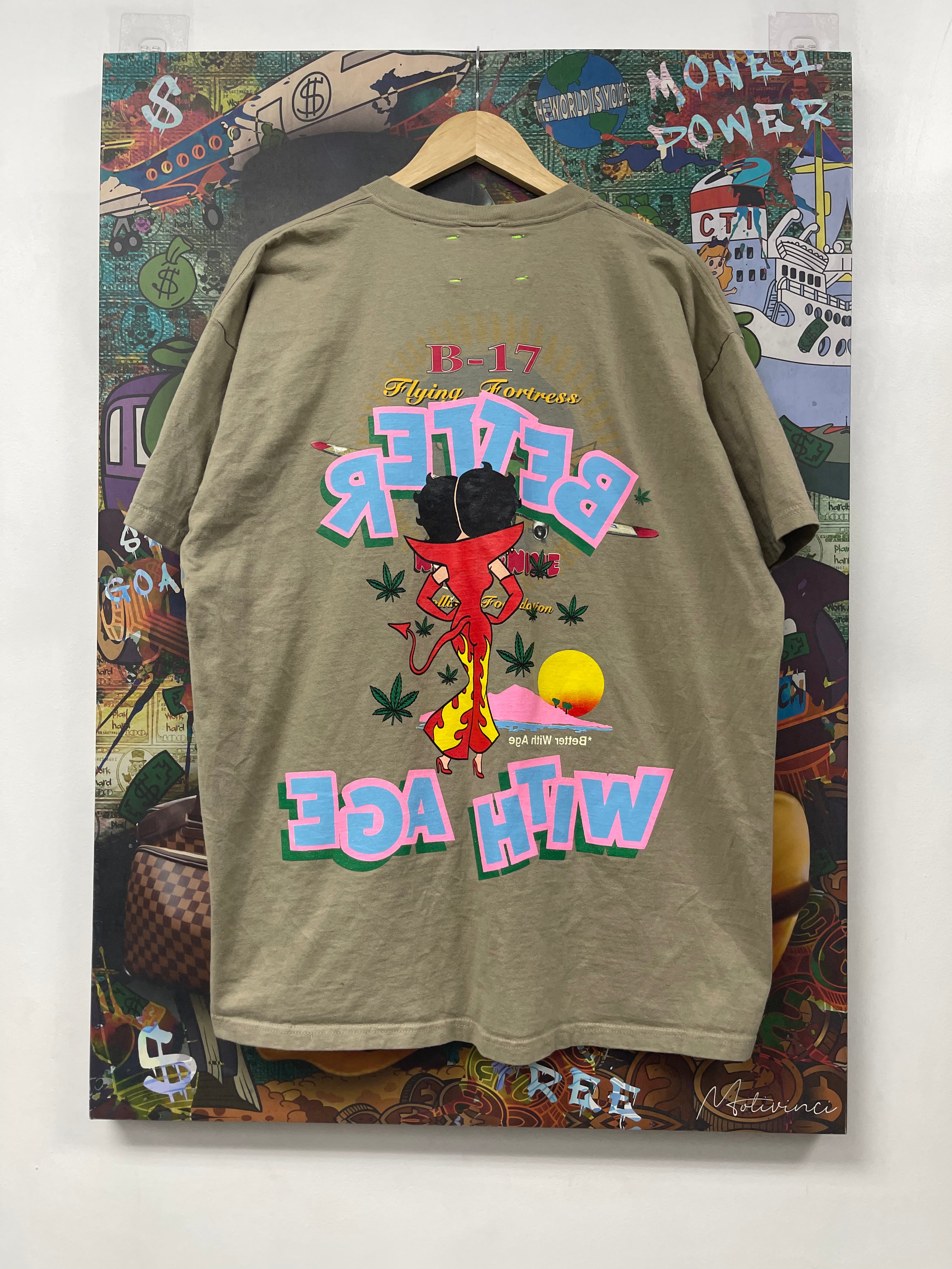 Better With Age Tan Better Boop Tee