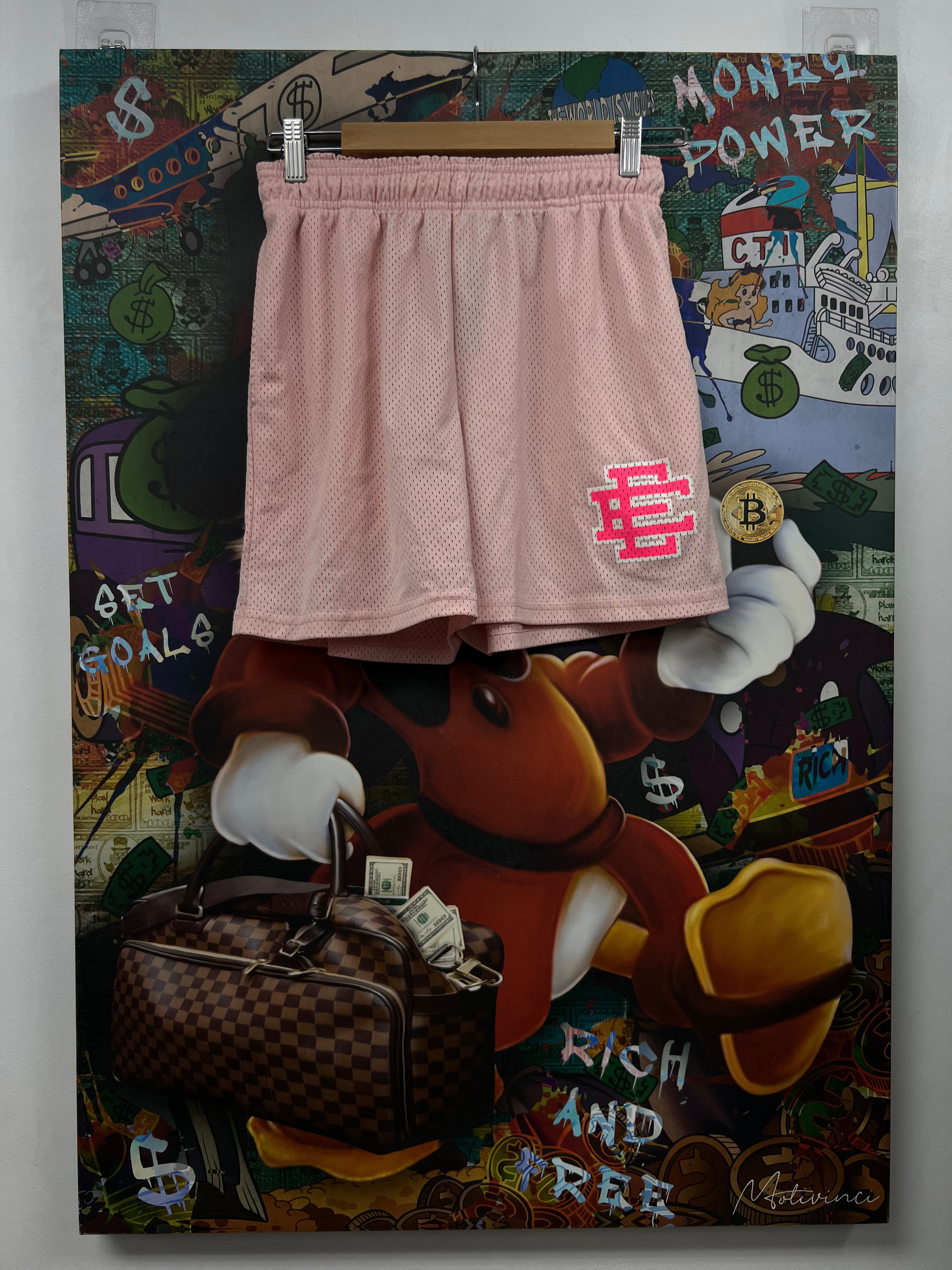 Eric Emanuel Pink Hot Pink Basics Shorts