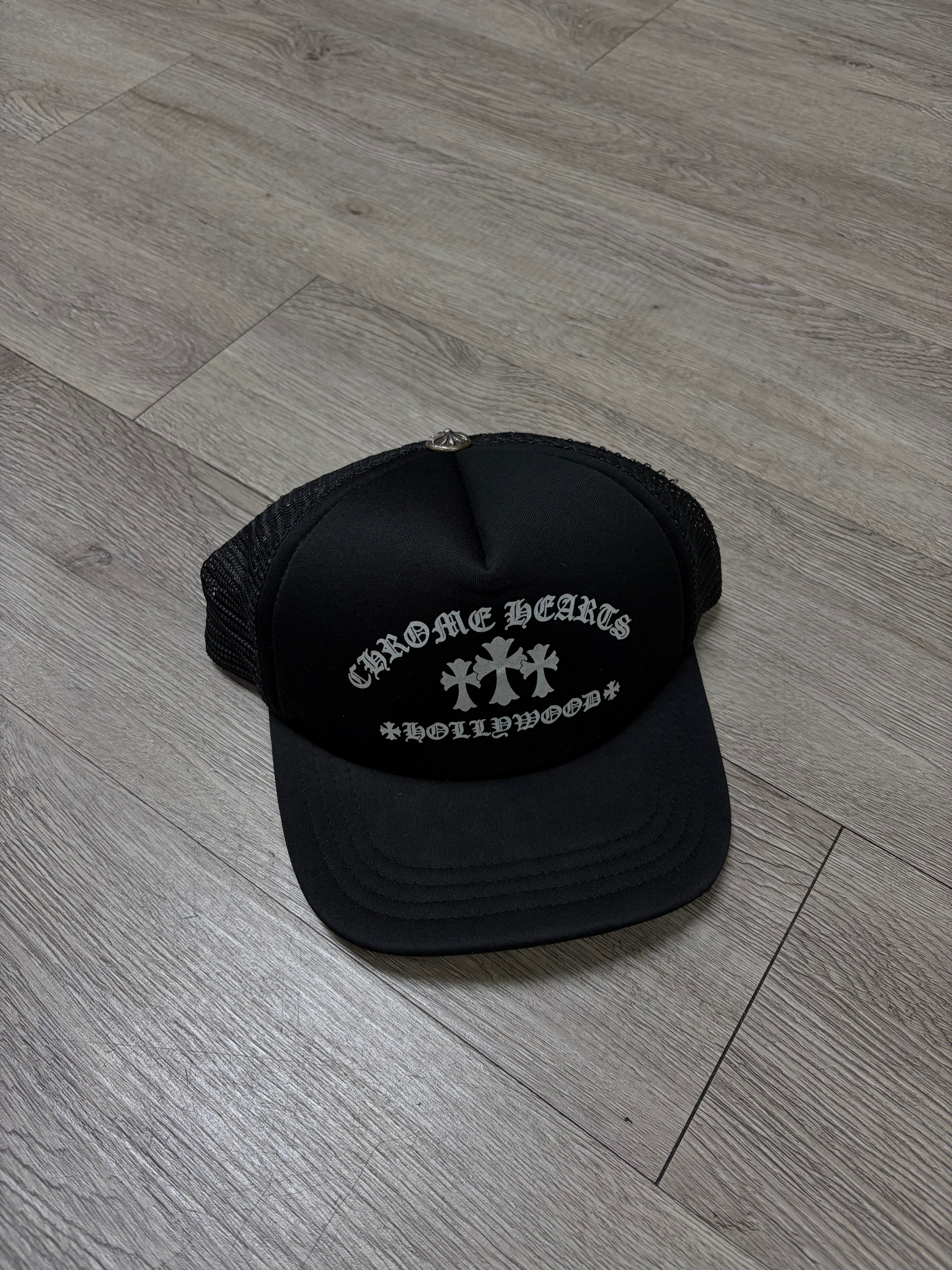 Chrome Hearts Black White King Taco Hat