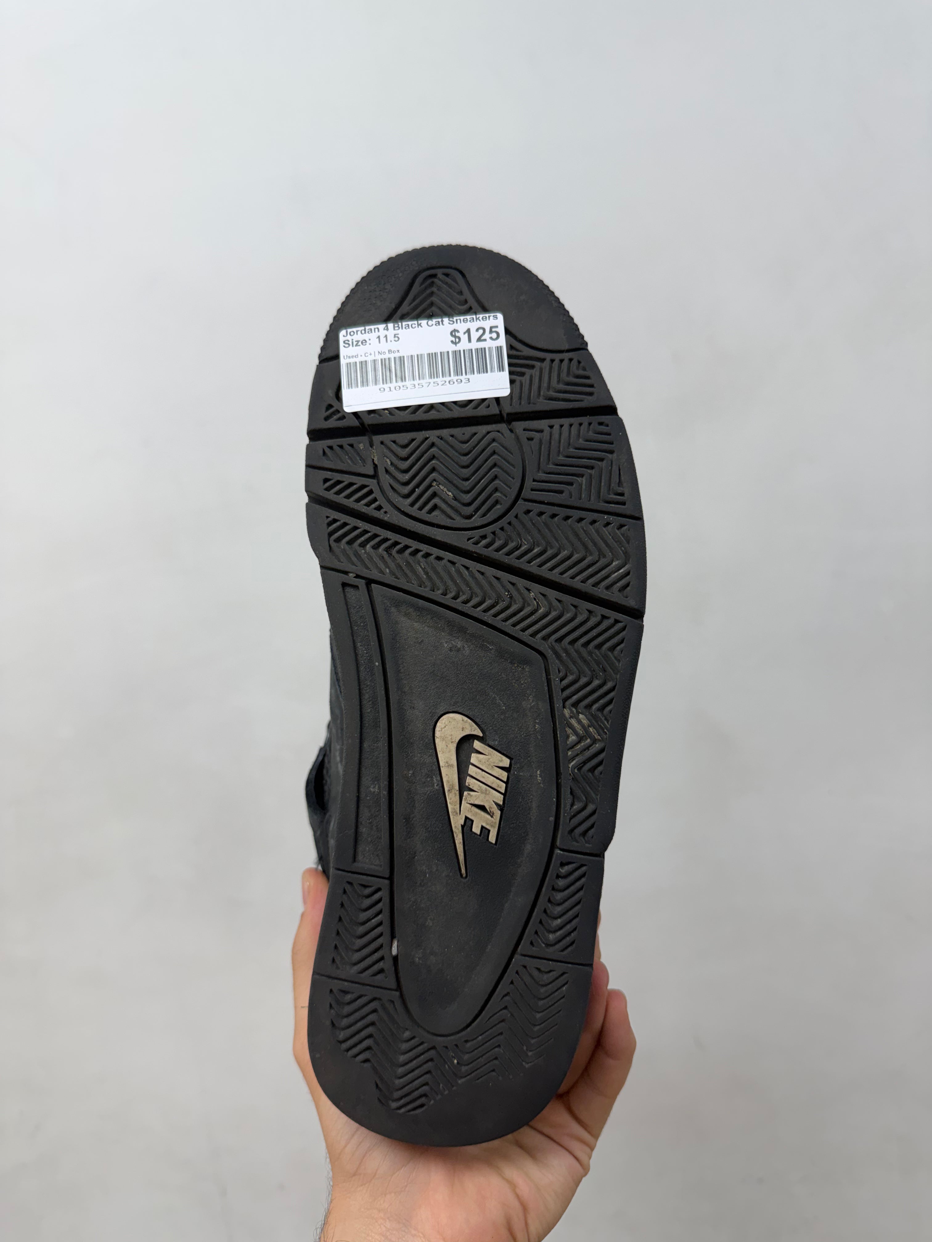 Jordan 4 Black Cat Sneakers