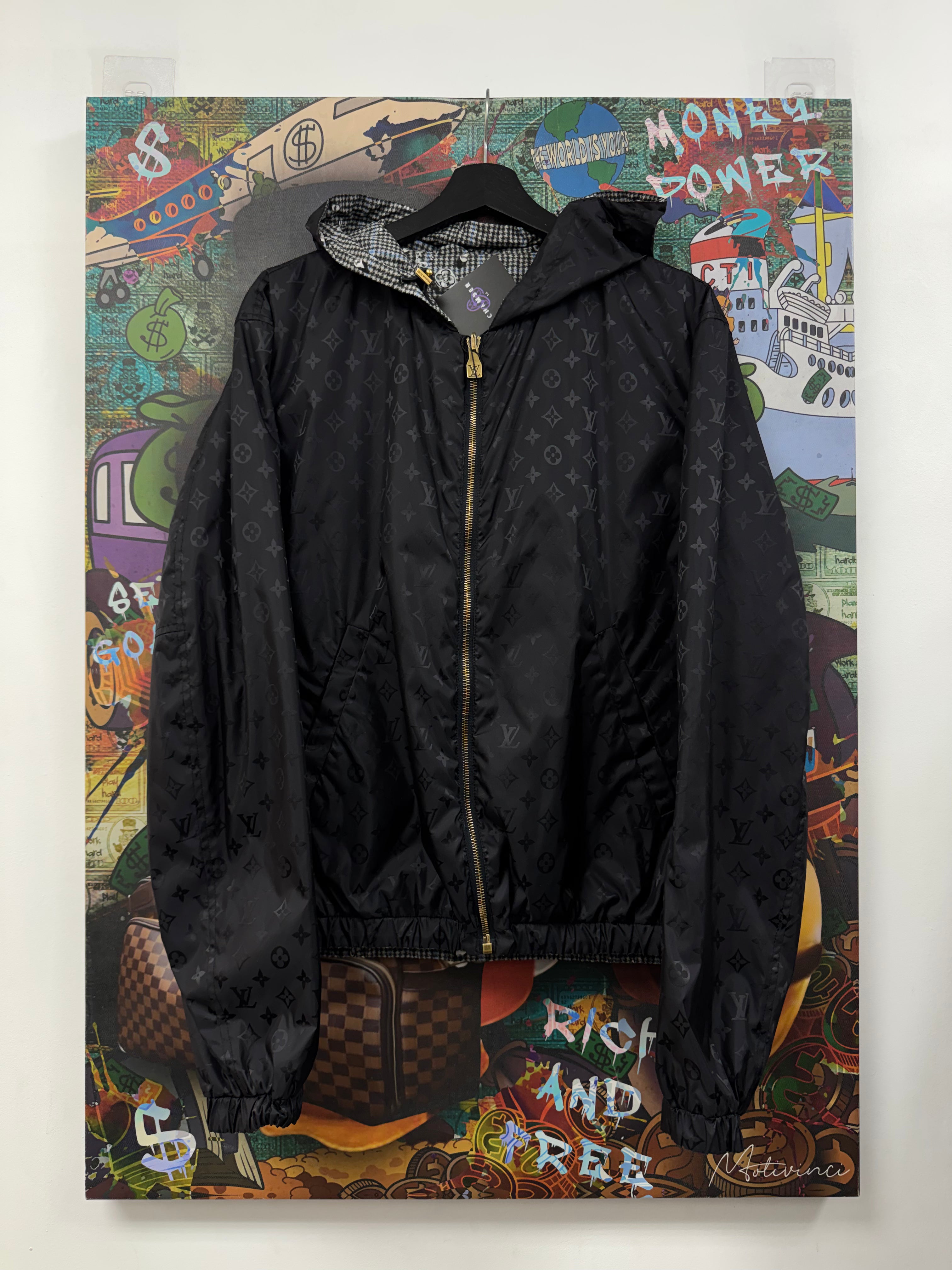 Louis Vuitton Black Reversable Monogram (48) Jacket