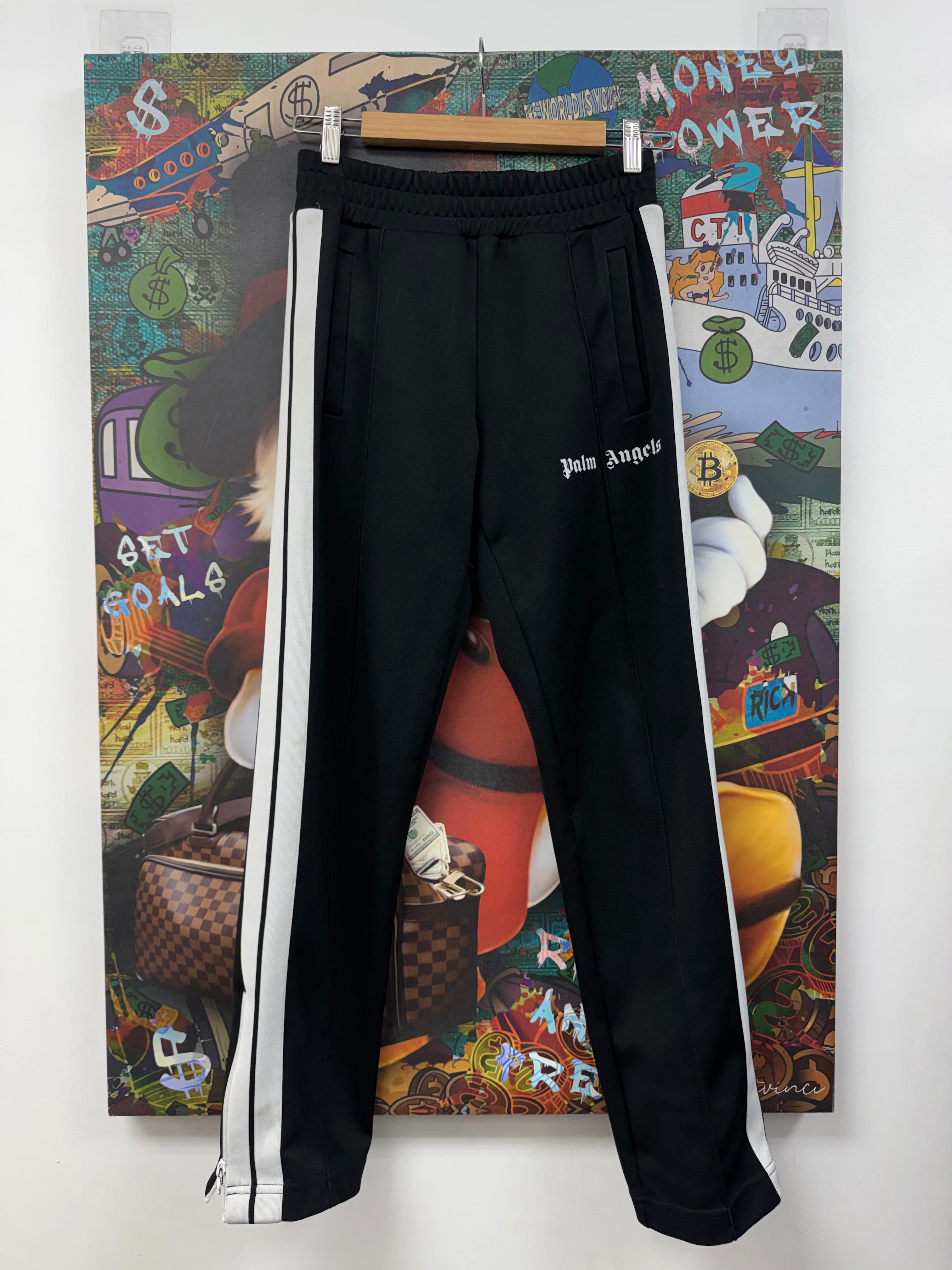 Palm Angels Black Track Pants