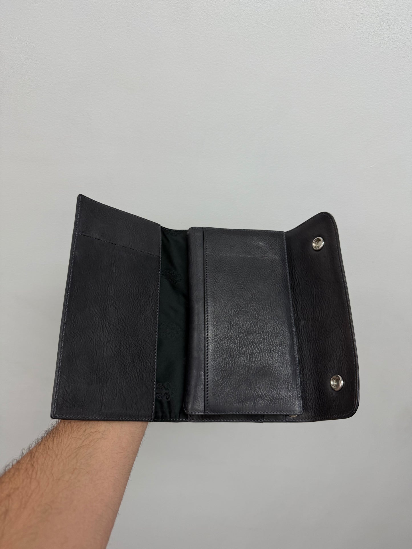 Chrome Hearts Wave MT Syganko Wallet Black New