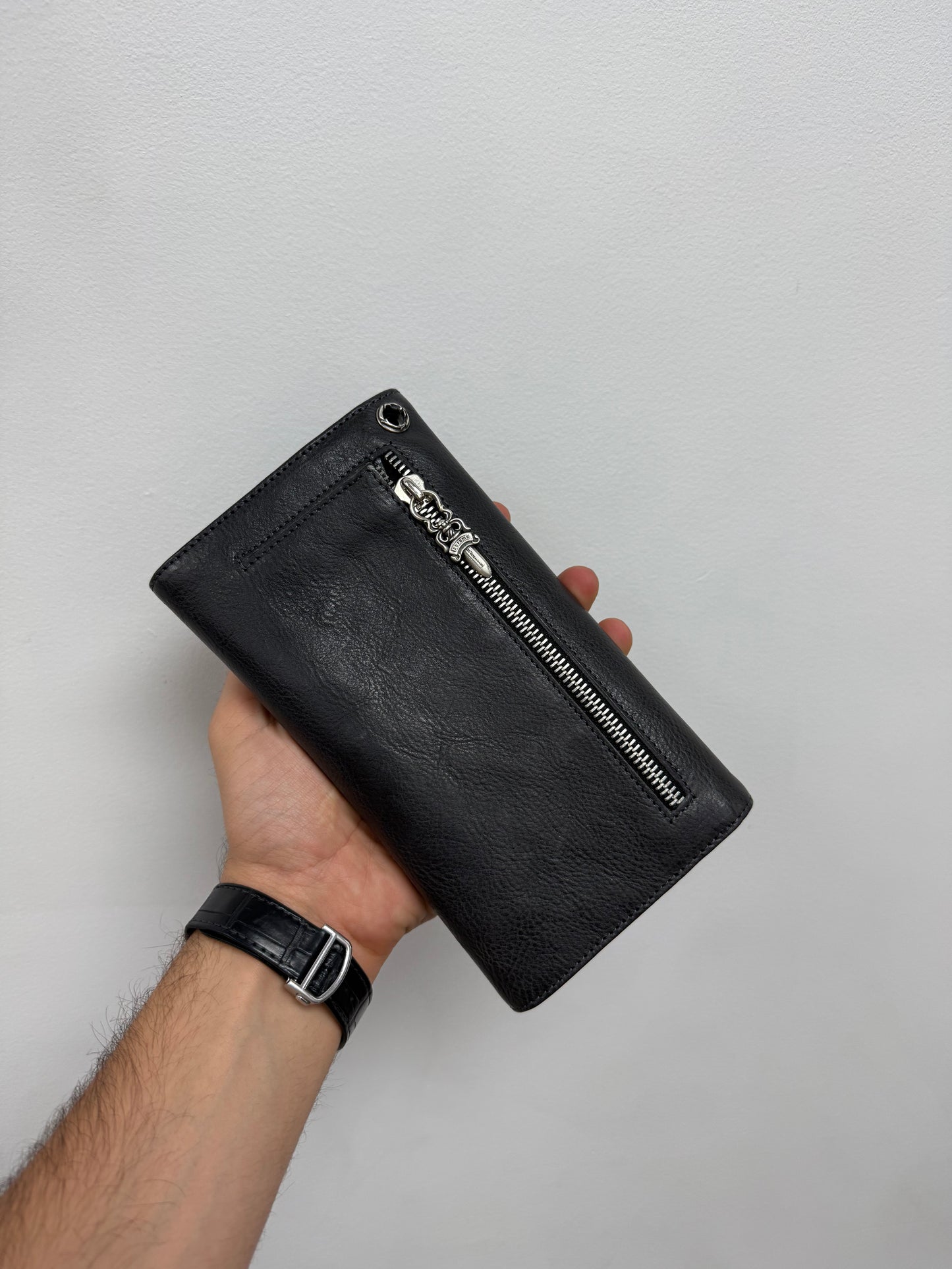 Chrome Hearts Wave MT Syganko Wallet Black New