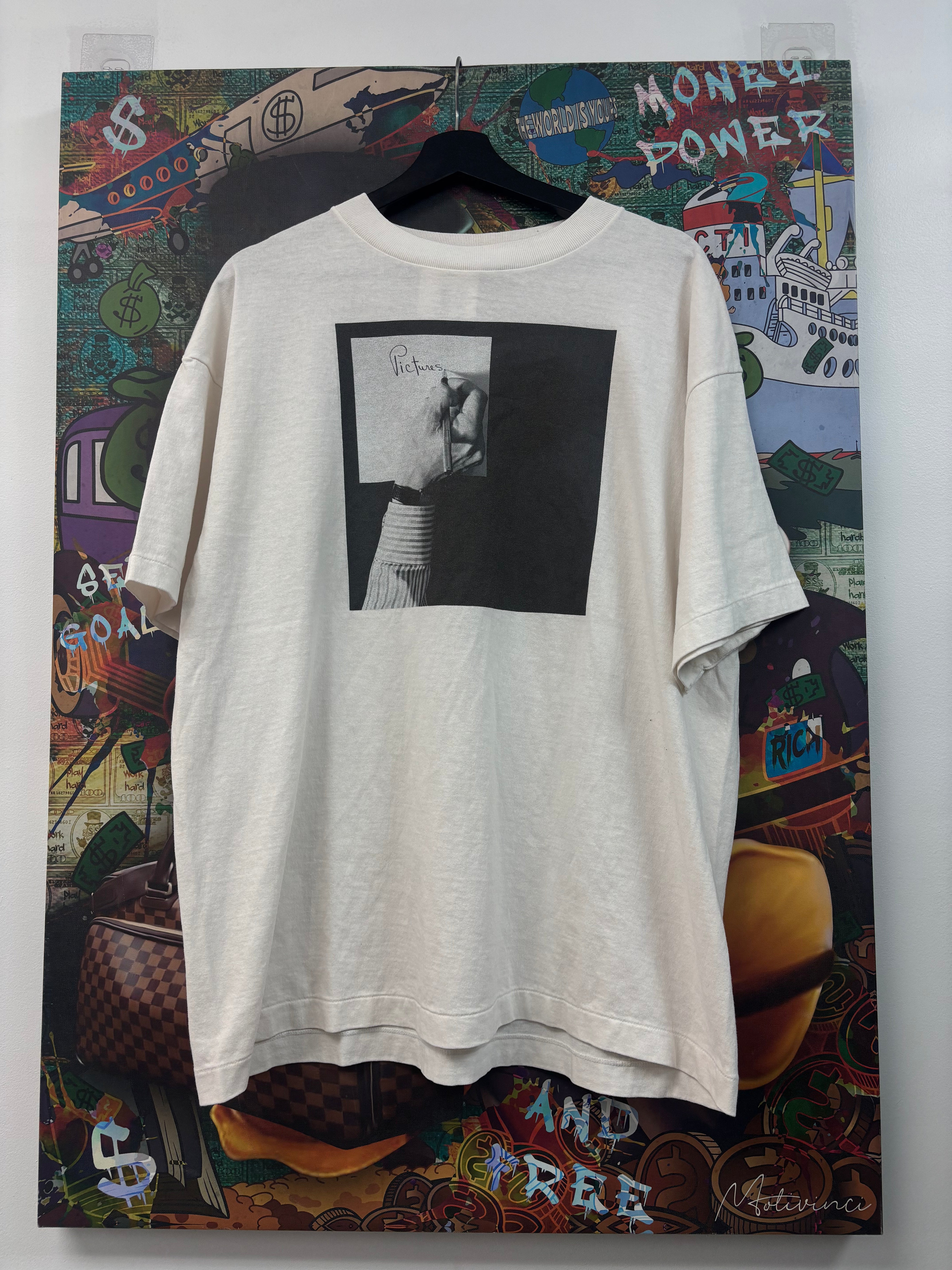 Saint Michael White Black Pictures Tee