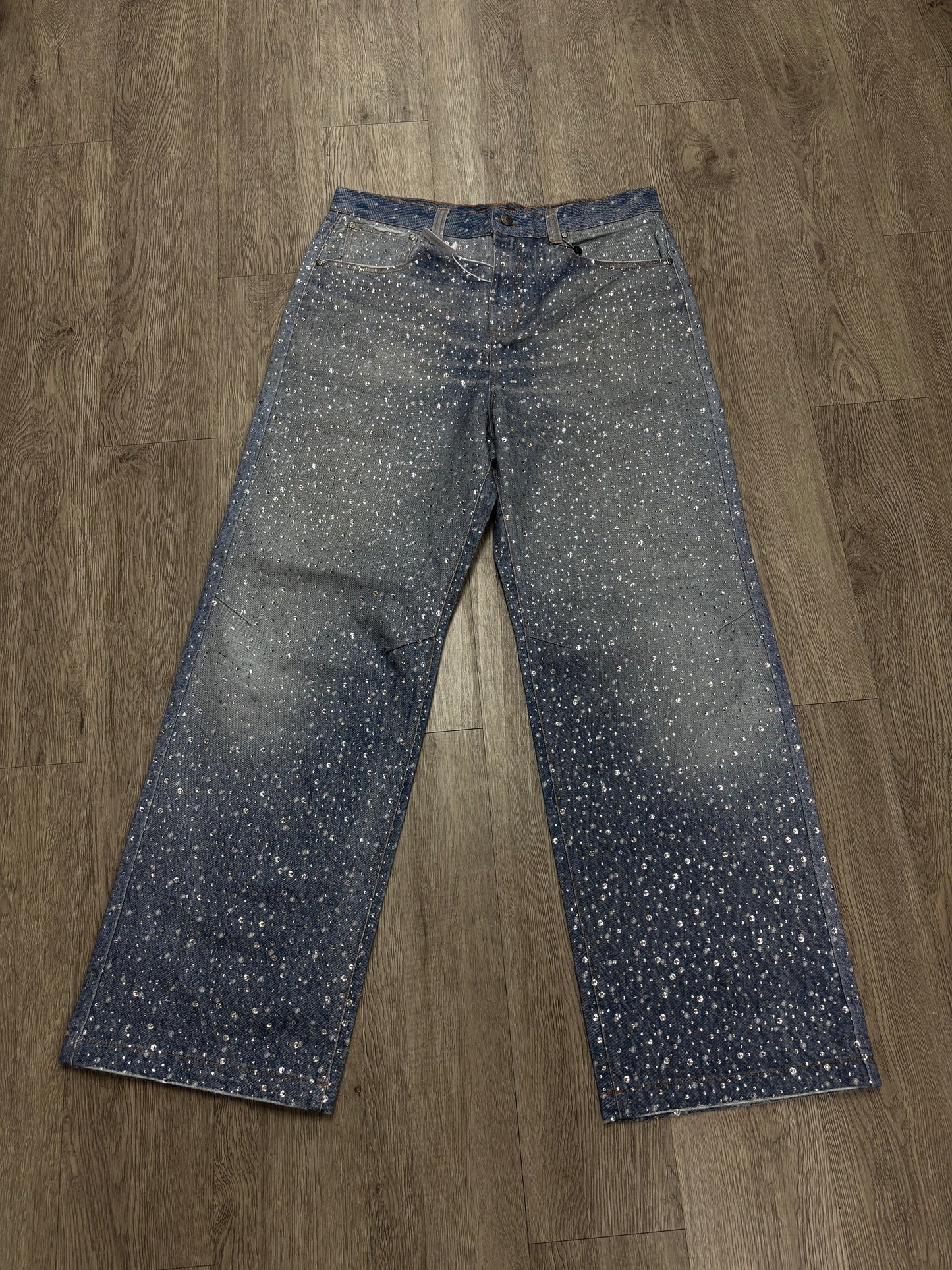 Birth Of A Royal Child Diamond Boro Denim Jeans