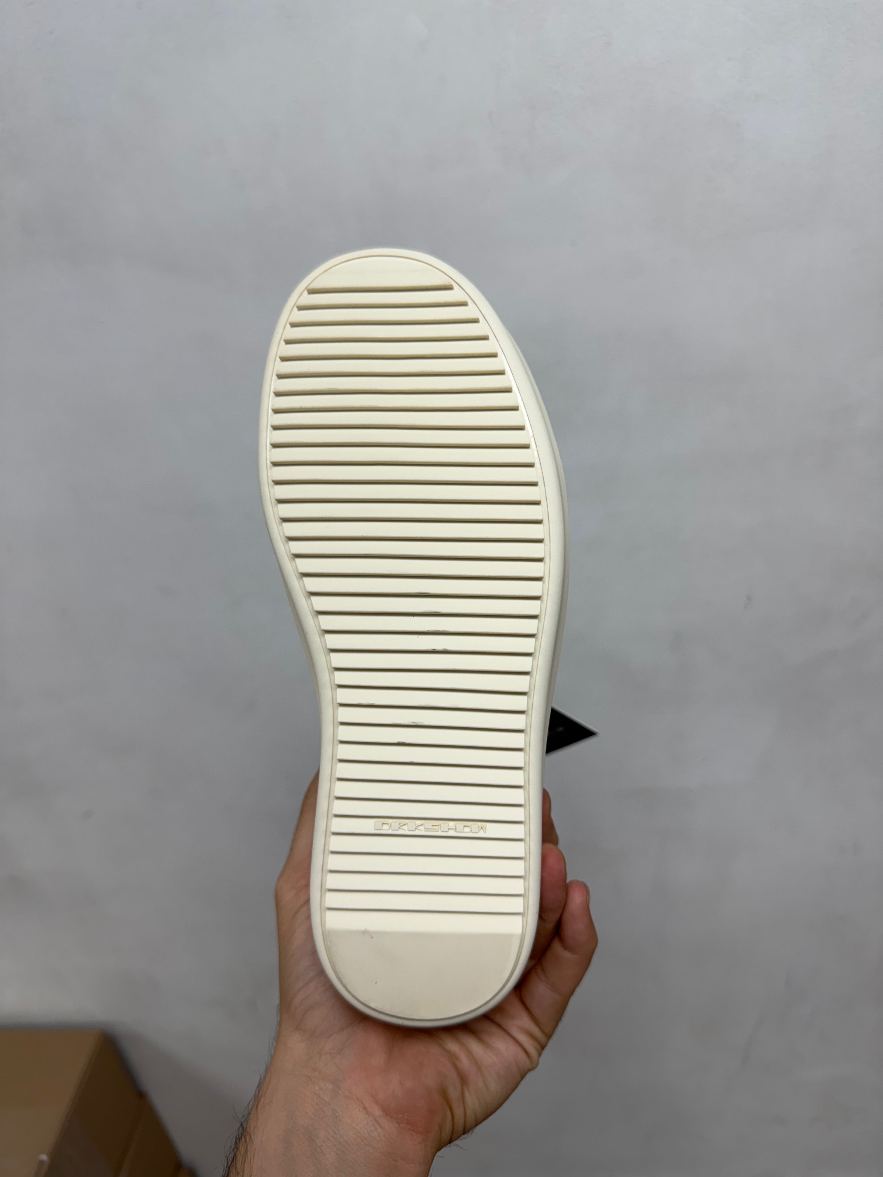 Rick Owens Black & Milk DRKSHDW Porterville Ramone High Sneakers