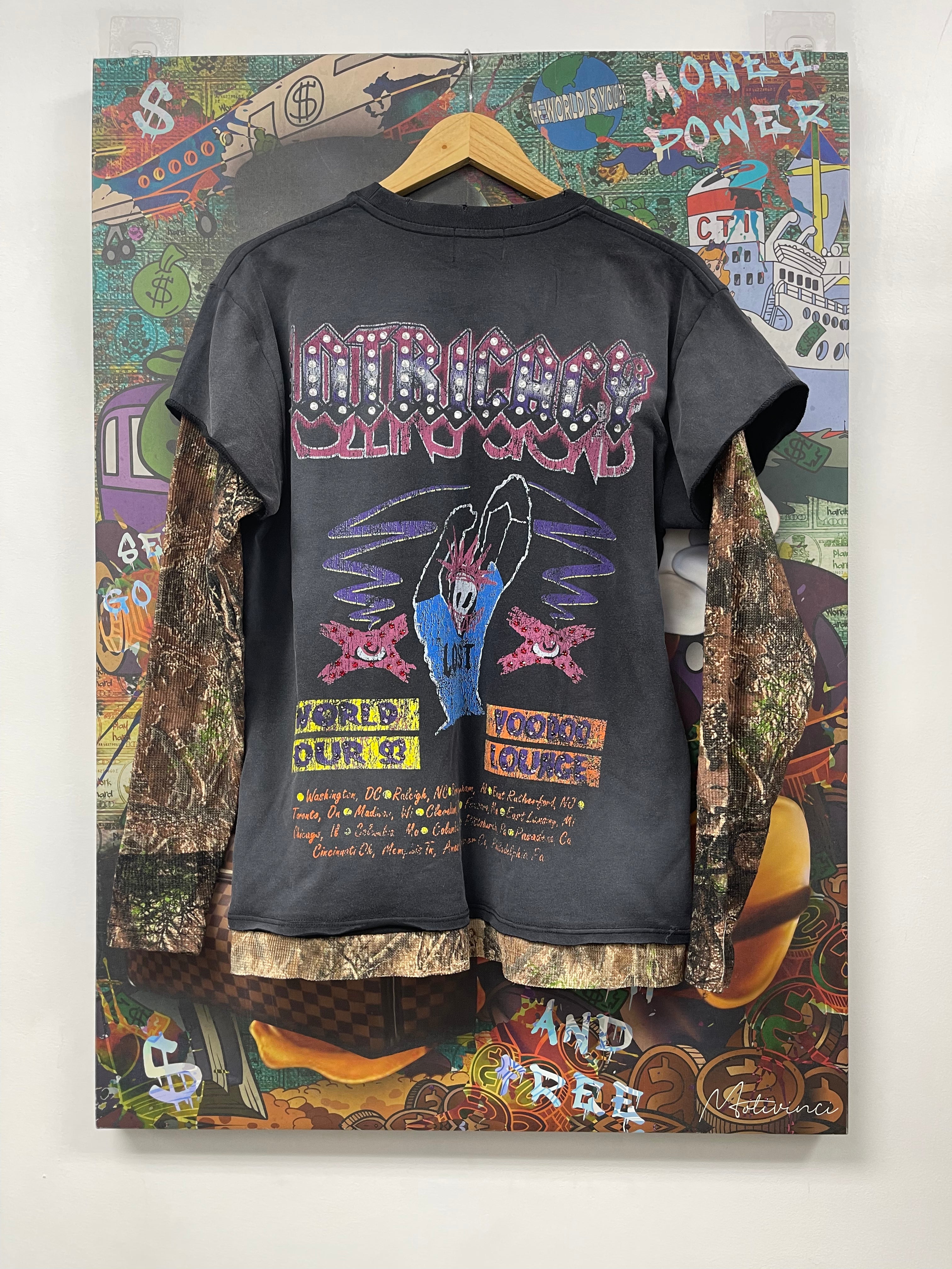 Lost Intricacy Rolling Stones Camo Thermal Long Sleeve