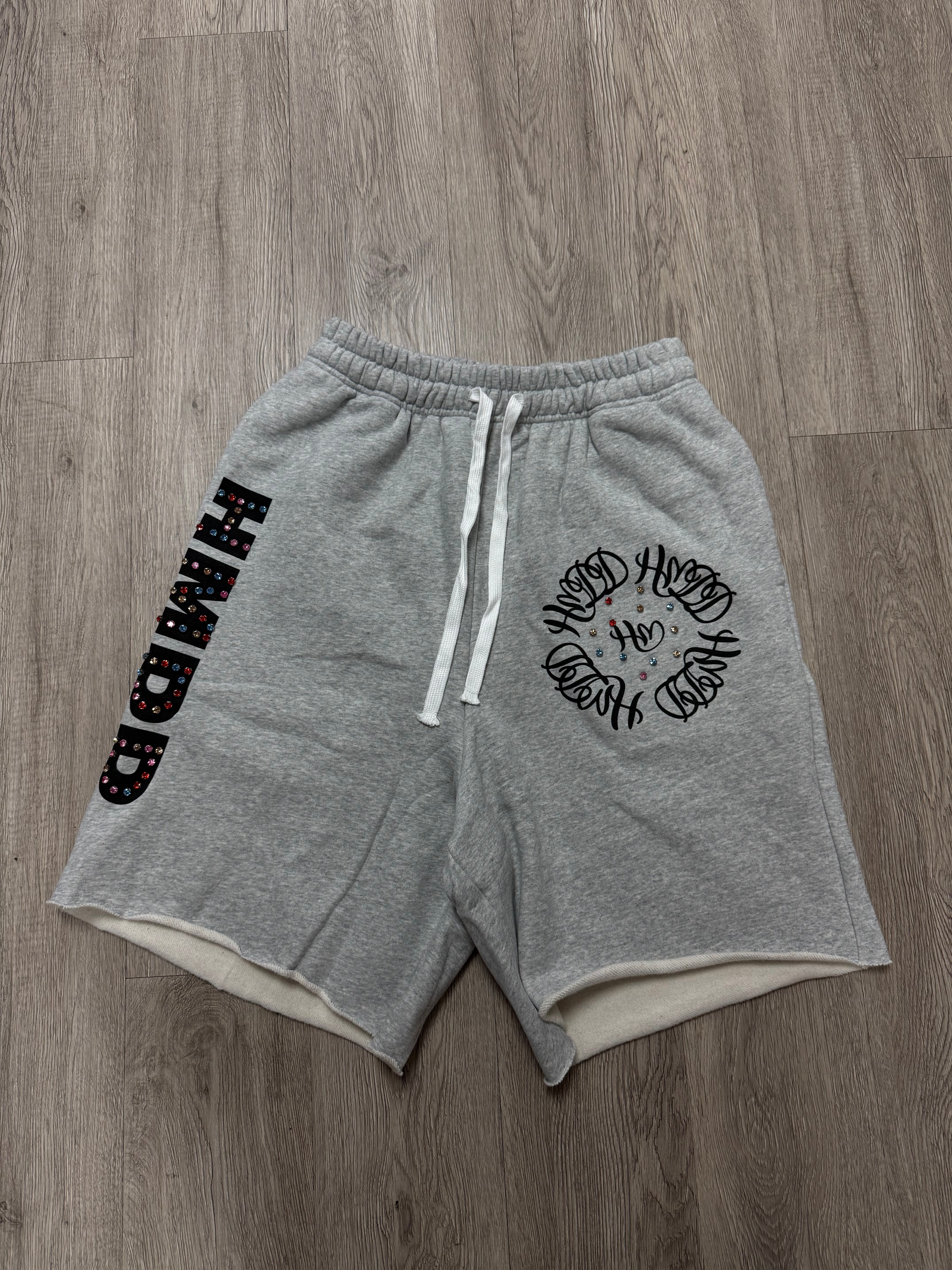 HMDD Grey Chimstone Sweat Shorts New With Tags